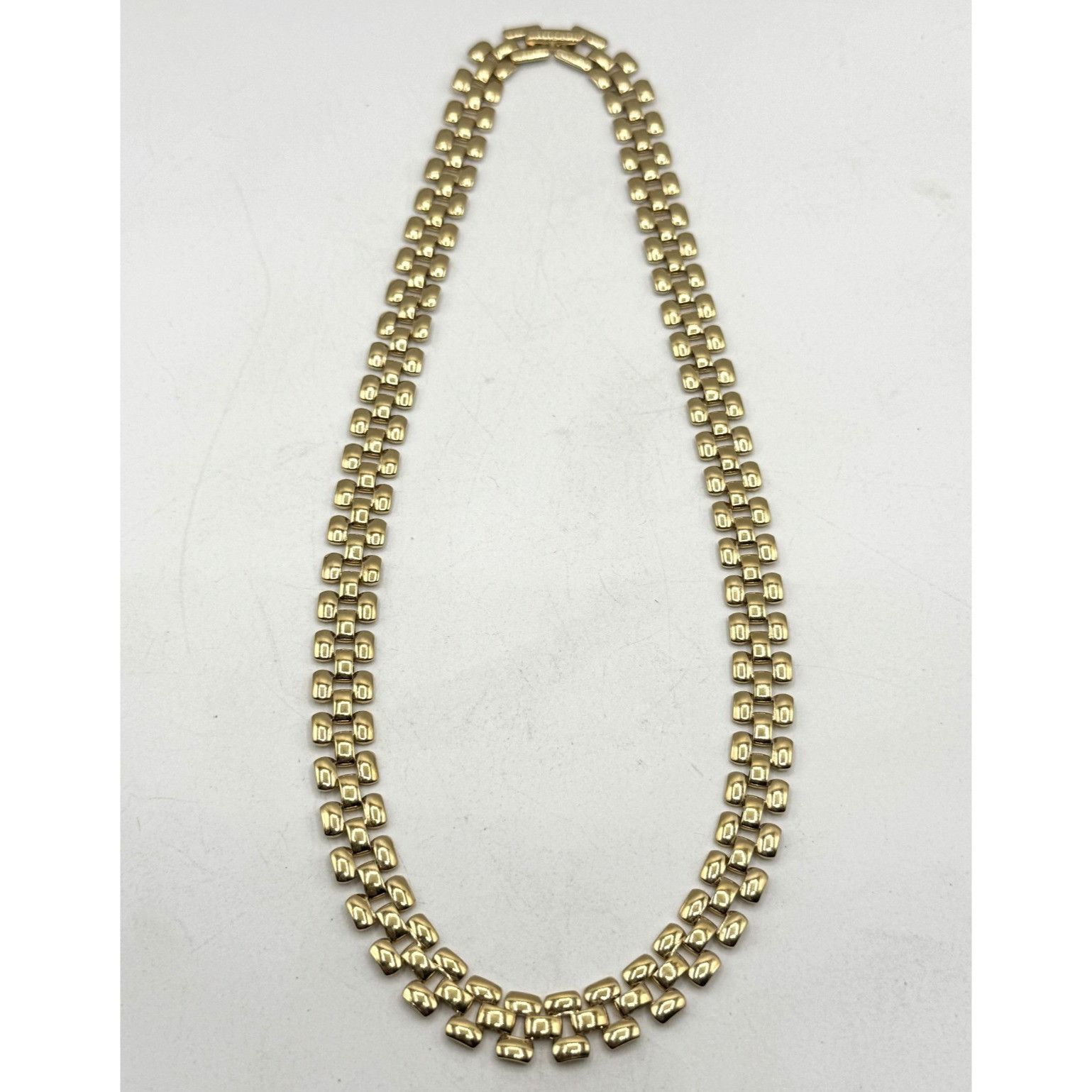 Vintage Vintage gold tone collar panel link necklace Size ONE SIZE - 1 Thumbnail