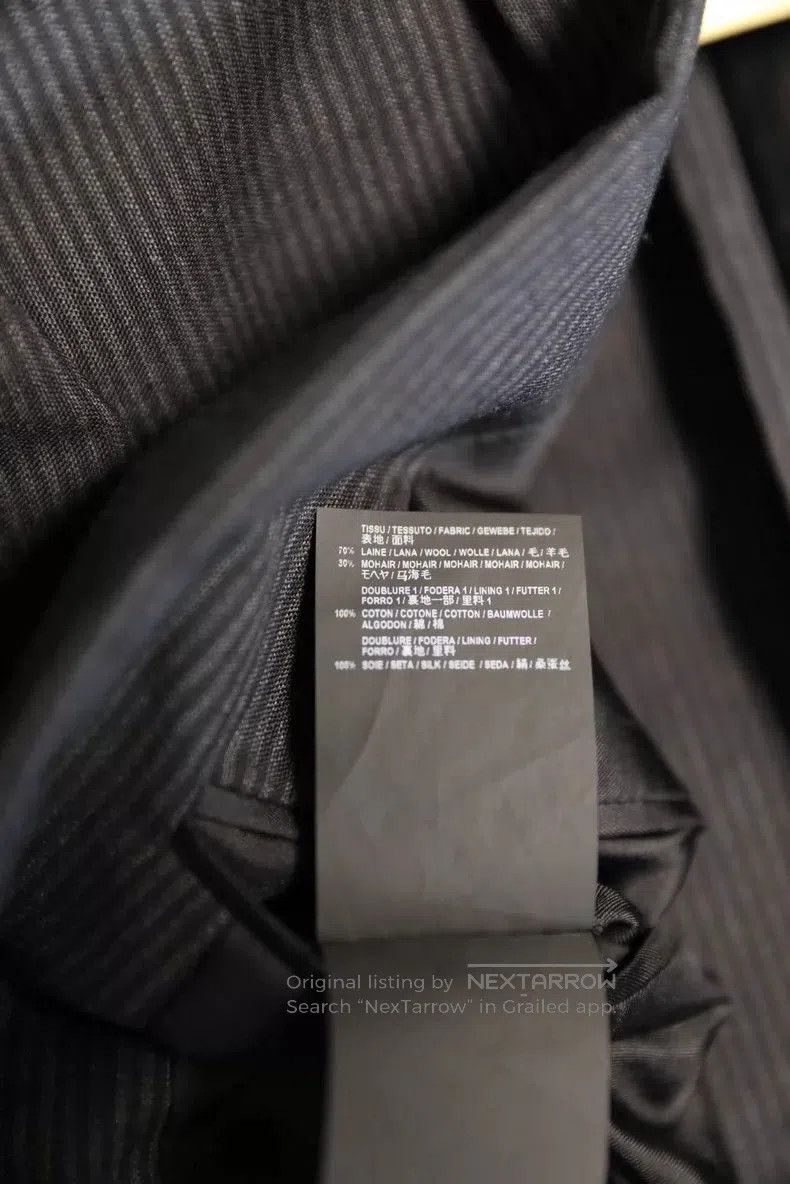 Saint Laurent Paris Saint Laurent Wool Mohair Blazer. Size US L / EU 52-54 / 3 - 7 Thumbnail