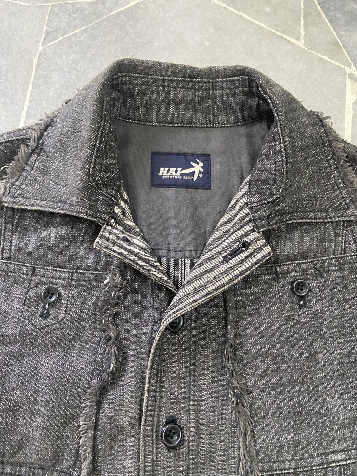 Issey Miyake Hai Sporting Gear Patchwork Denim Jacket Size US M / EU 48-50 / 2 - 5 Thumbnail