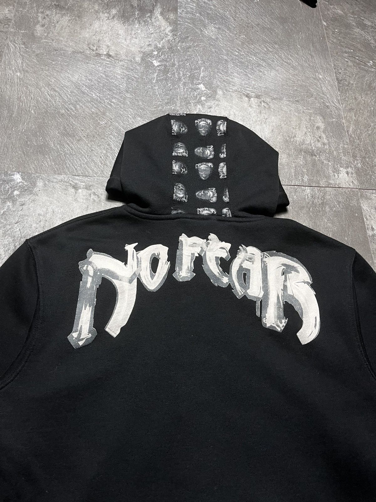 No Fear No Fear Skull Bones Zip Hoodie Japanese Vintage 90s Y2k Size US S / EU 44-46 / 1 - 8 Thumbnail