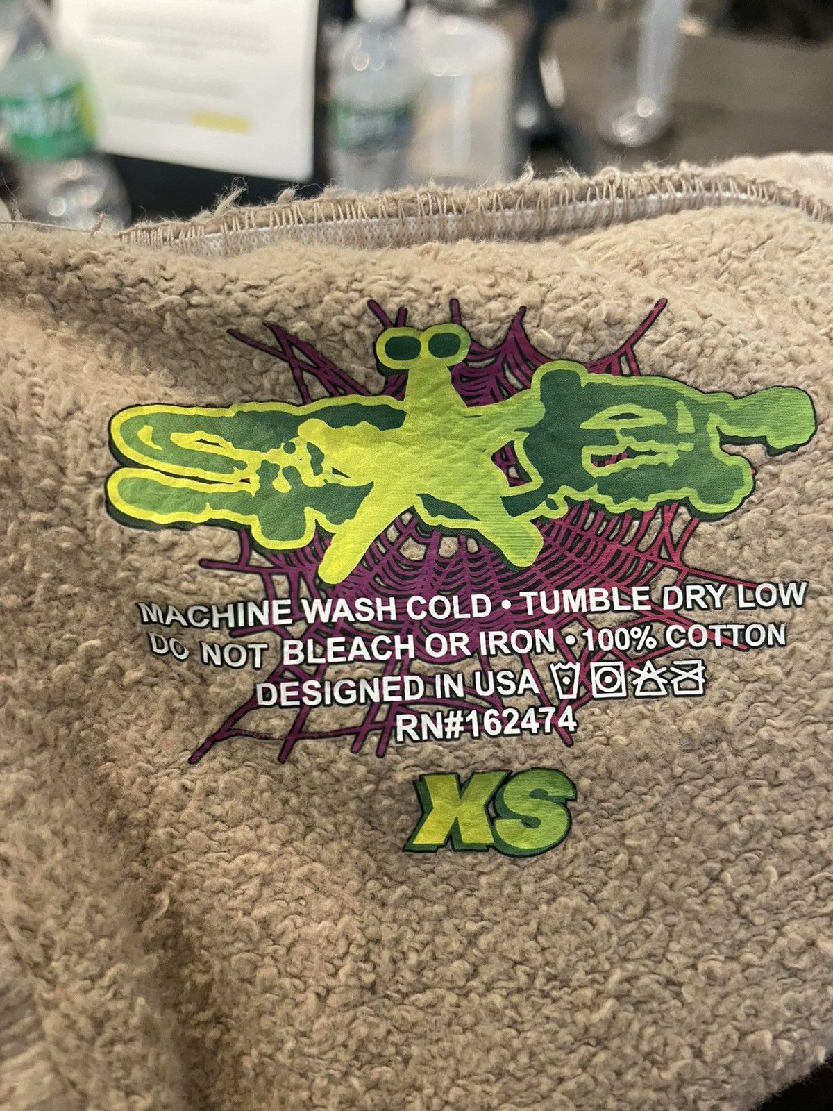 Sp5der Spider Sweat Tan Ss23 Size US 32 / EU 48 - 2 Thumbnail