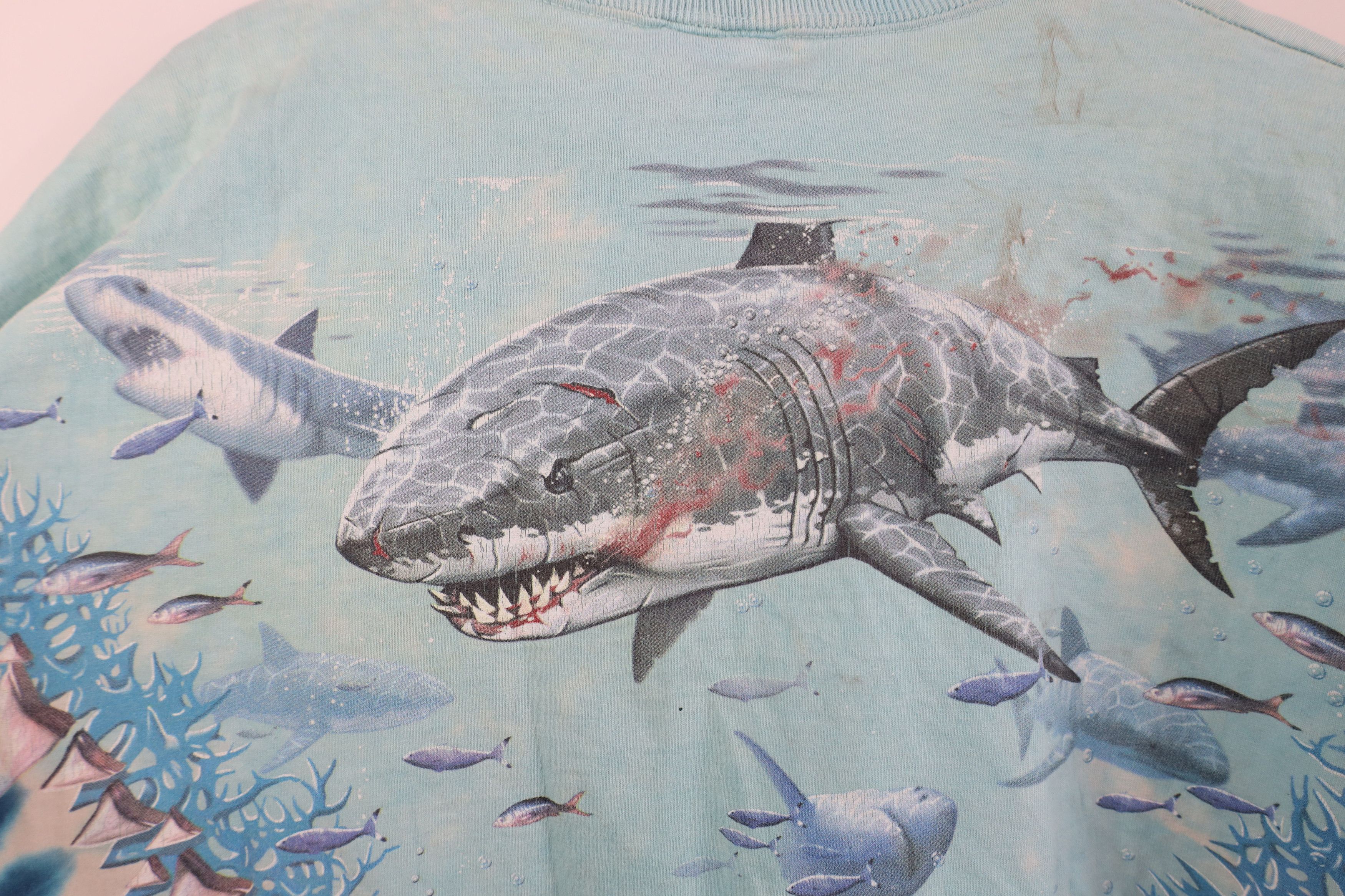 Liquid Blue Vintage 90s Liquid Blue Fish All Over Print T-Shirt USA Size US XL / EU 56 / 4 - 12 Thumbnail