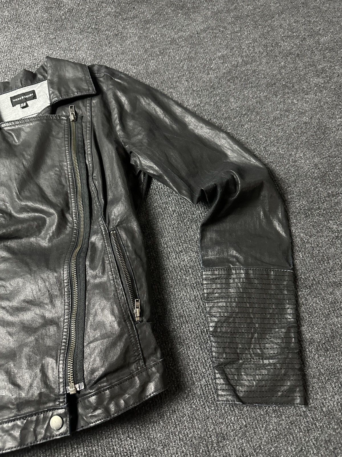 Other 🚨Y2K RICK OWENS TYPE DIRTY SLIM FIT ZIP DENIM JACKET Size M / US 6-8 / IT 42-44 - 3 Thumbnail