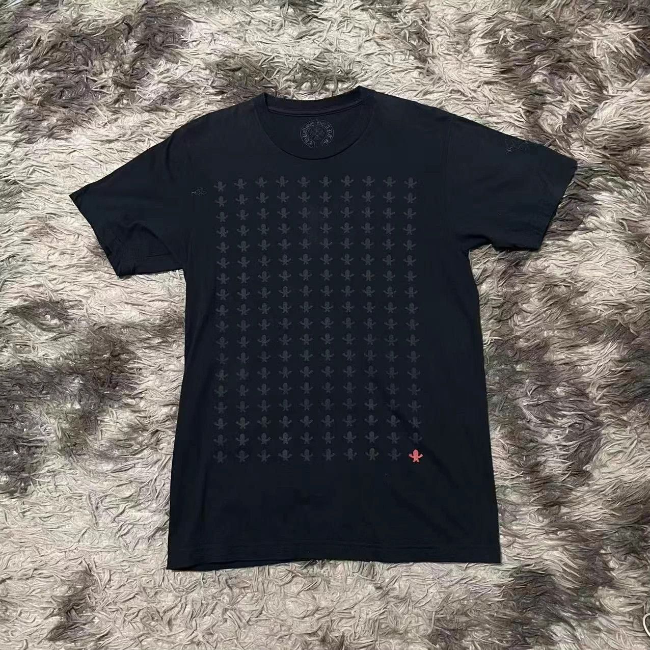 Chrome Hearts Chrome Hearts Black Skulls All Over Foti Short Sleeve Tee M Size US M / EU 48-50 / 2 - 1 Thumbnail