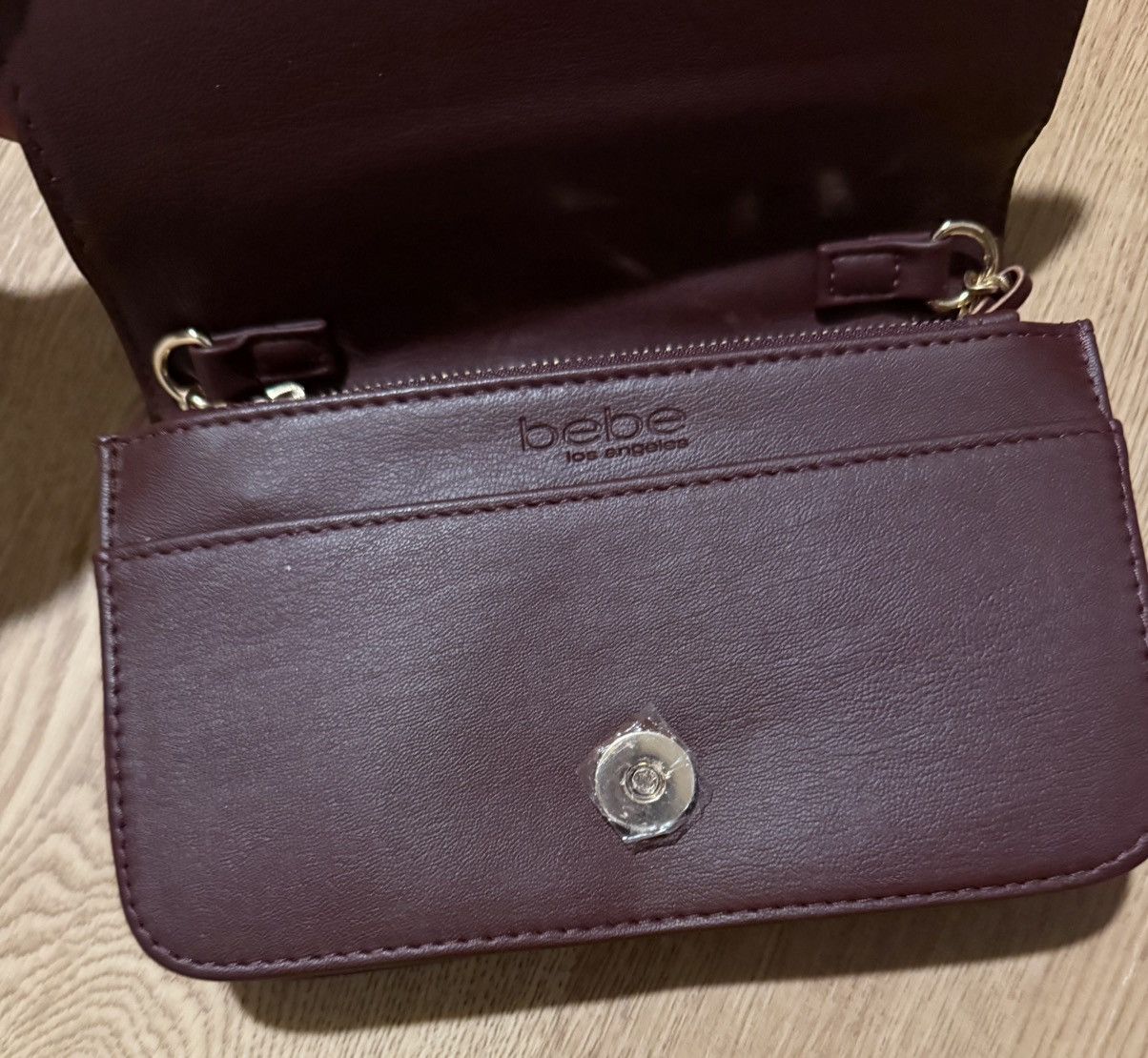 Bebe Bebe Otto Brown Crossbody Bag Logo Accent Original Packaging Size ONE SIZE - 11 Thumbnail
