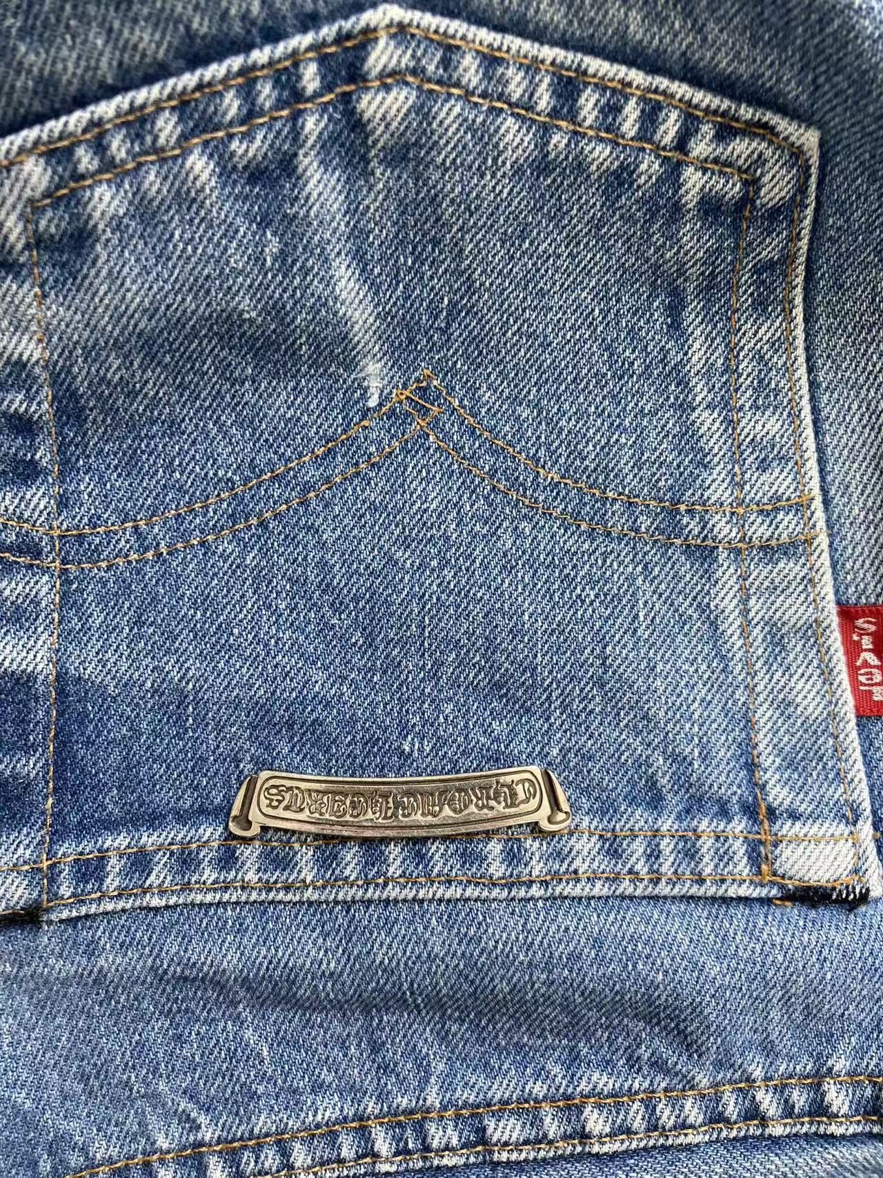 Chrome Hearts Chrome Hearts Levi's 501 Denim Jeans Size 26" / US 2 / IT 38 - 8 Thumbnail