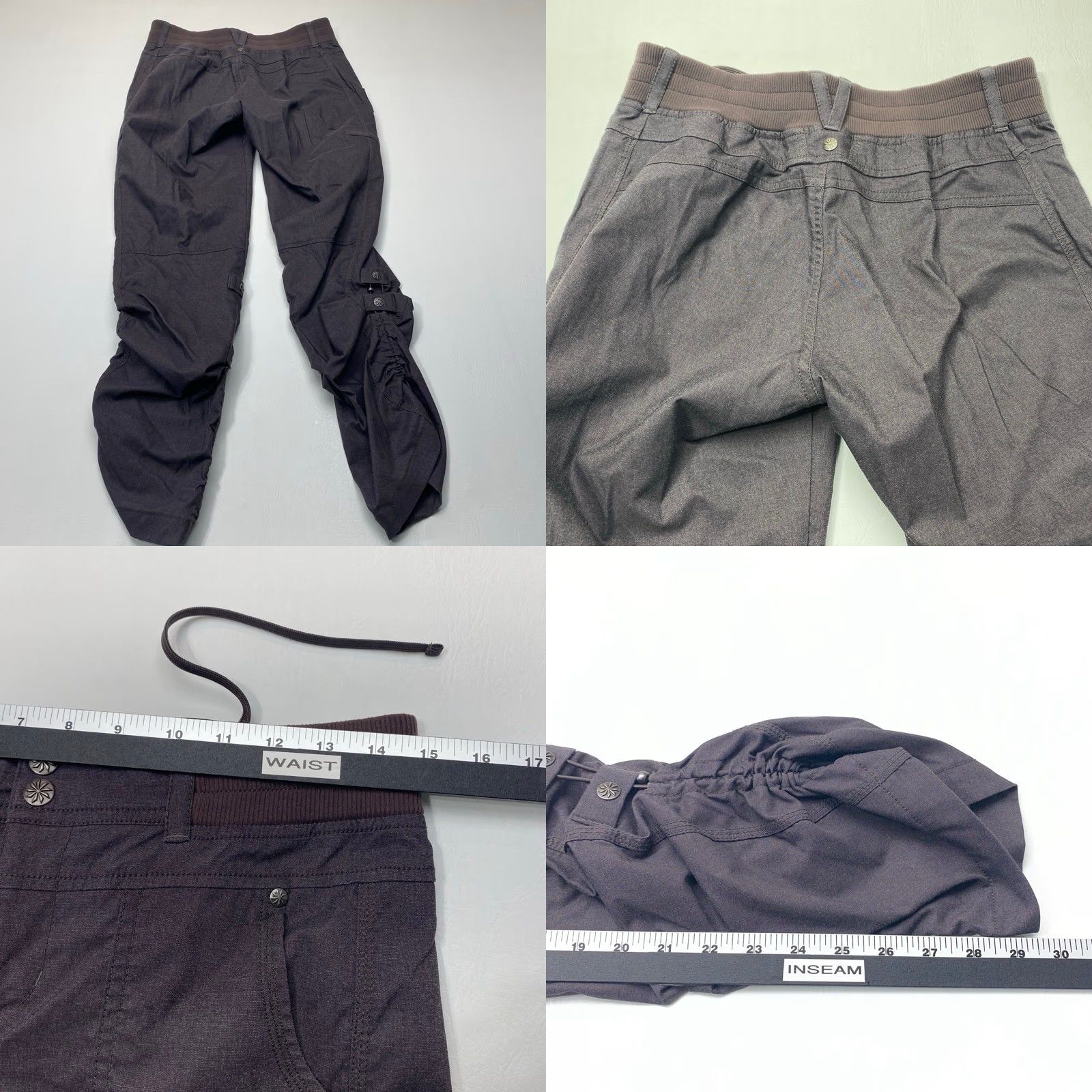 Athleta Athleta Pants Womens Size 6 405092 Stretch Cargo Hiking Straight Leg Waistband Size 28" / US 6 / IT 42 - 8 Thumbnail