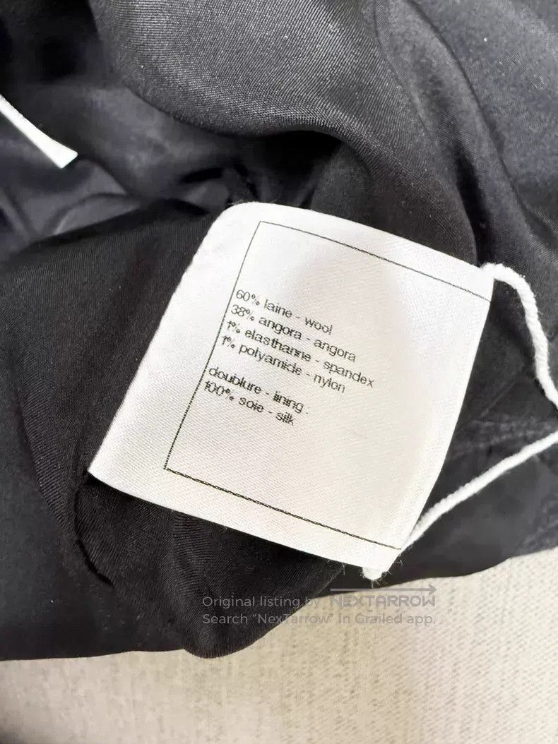 Chanel Chanel 11A dark gray wool skirt Size 25" / US 0 / IT 36 - 6 Thumbnail