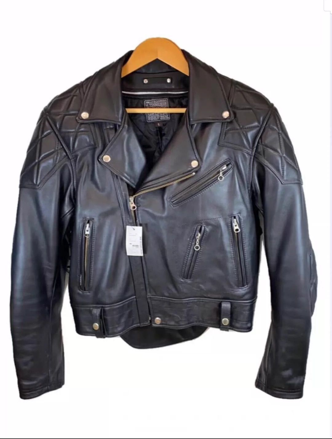 Kadoya Kadoya Diamond lattice cable-stayed leather clothes Size US L / EU 52-54 / 3 - 1 Thumbnail