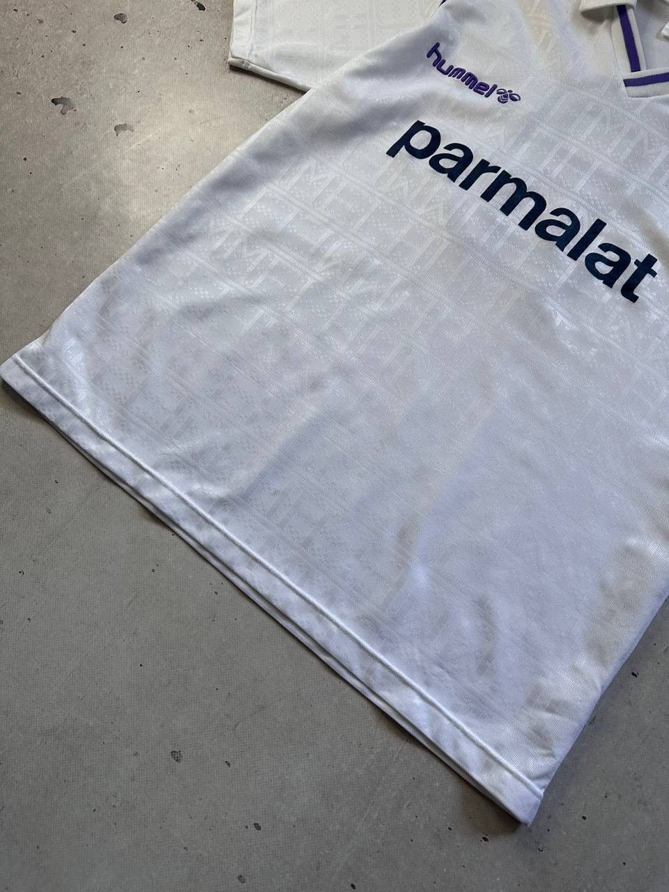 Hummel Real Madrid Hummel Parmalat #9 Santillana Jersey 1989-90 XL Size US XL / EU 56 / 4 - 5 Thumbnail