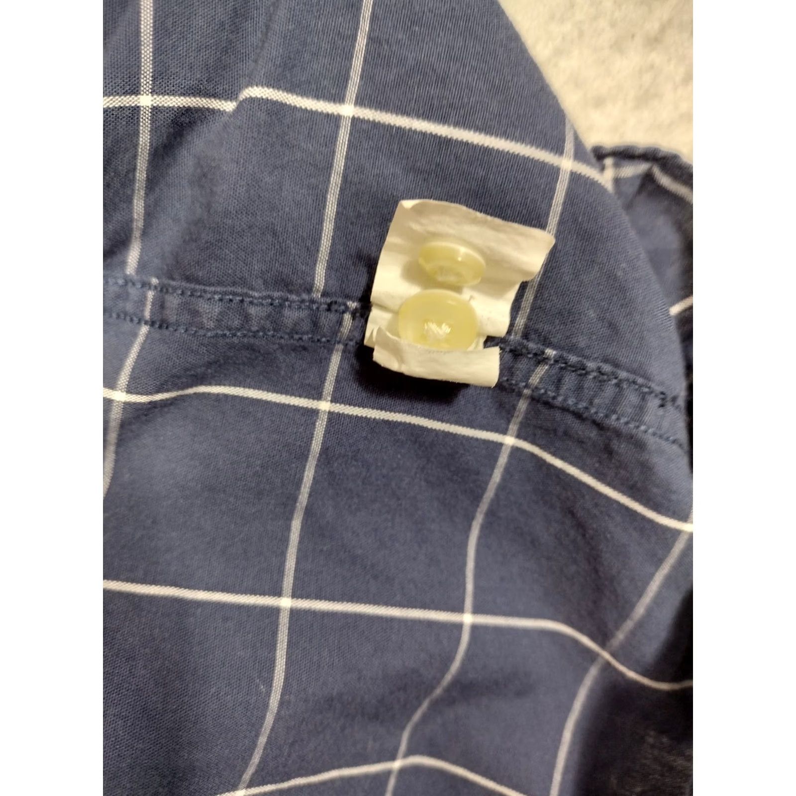 Nautica Nautica Shirt Mens Medium 15.5 34/35 Blue White Button Up Long Sleeve Casual Size US L / EU 52-54 / 3 - 5 Thumbnail