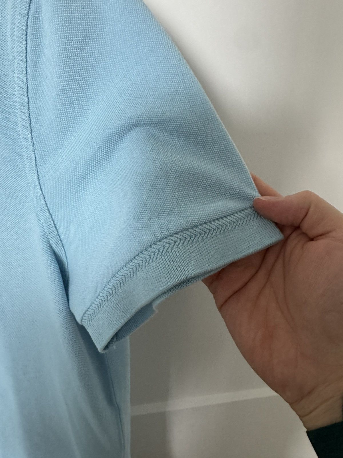 Tom Ford Tom Ford Cotton Polo Size 52 - Sky Blue Size US L / EU 52-54 / 3 - 5 Thumbnail
