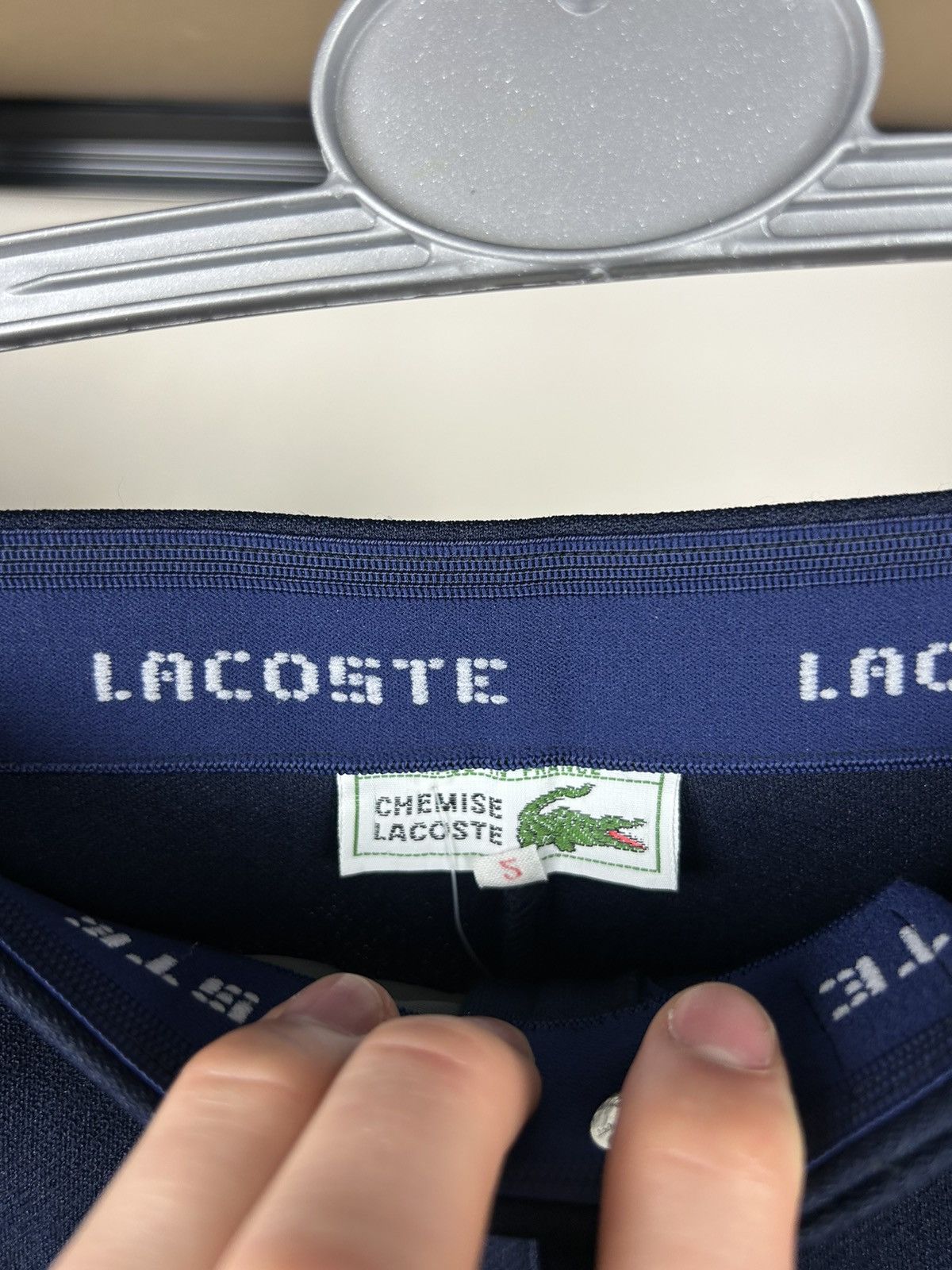 Lacoste × Vintage 80s Rare Chemise Lacoste Shorts Size US 28 / EU 44 - 6 Thumbnail