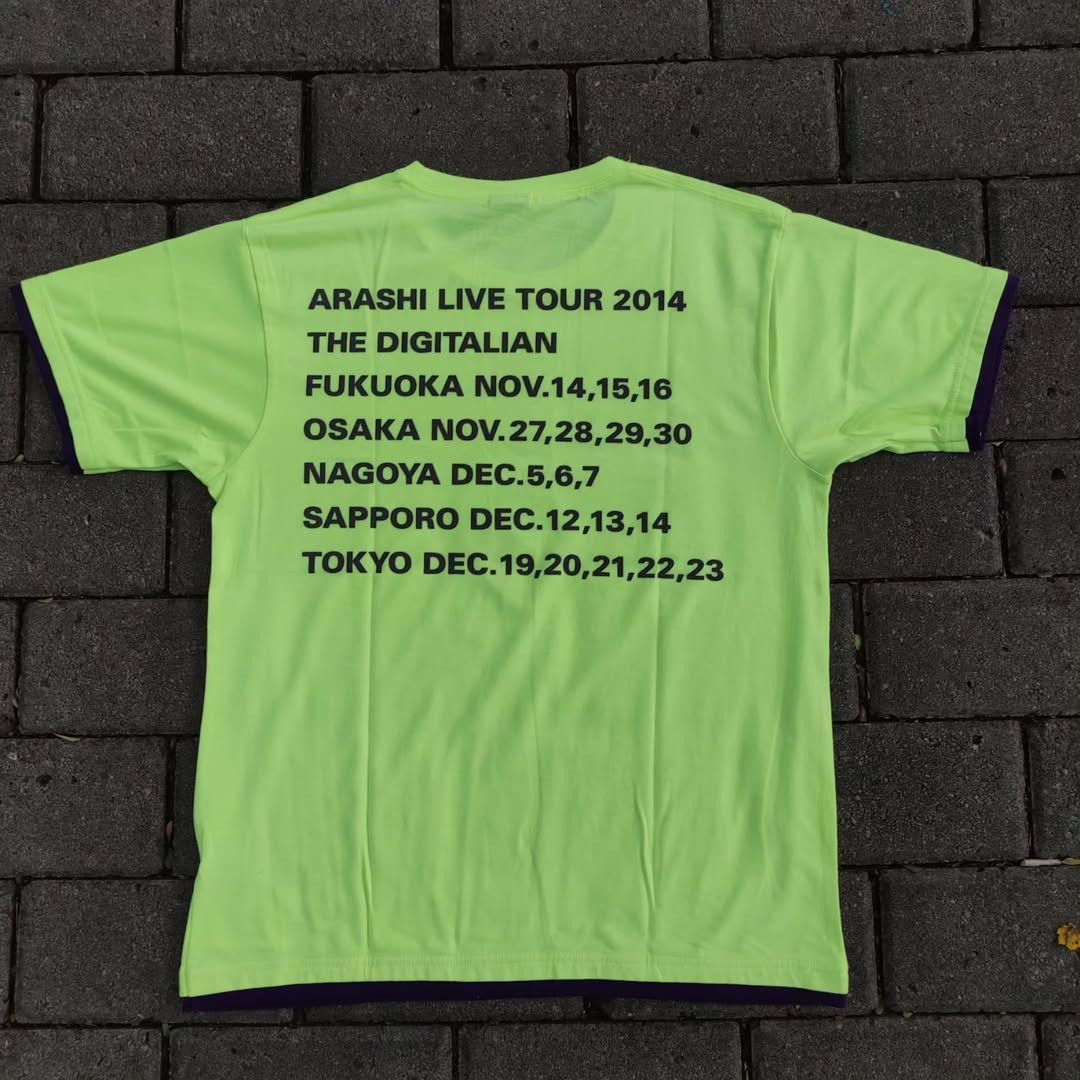 Band Tees Arashi The Digitalian Tour 2014 Tee Size US L / EU 52-54 / 3 - 2 Thumbnail