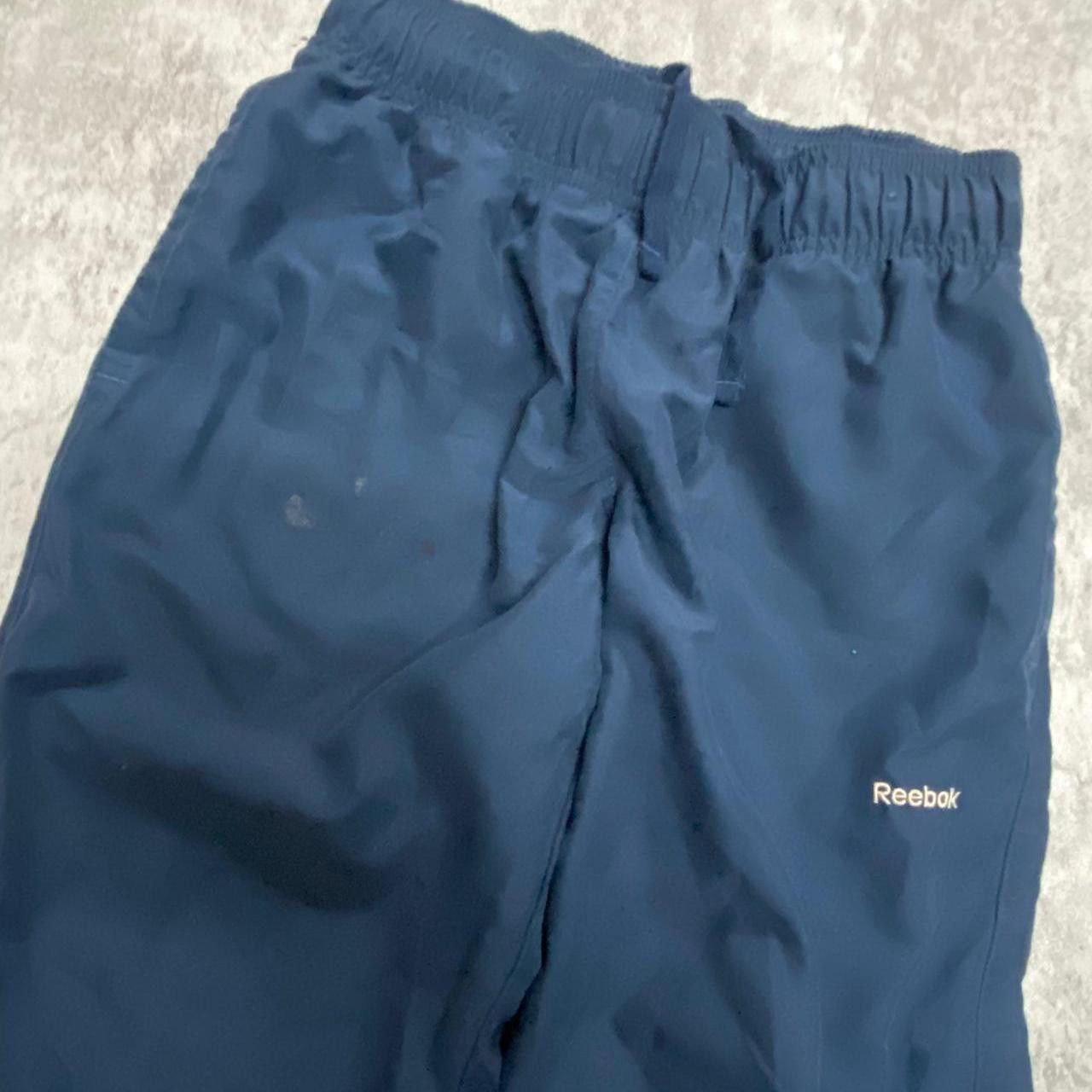 Reebok Navy Reebok sweatpants rap hip hop y2k 2000s Vintage Baggy Size US 28 / EU 44 - 3 Thumbnail