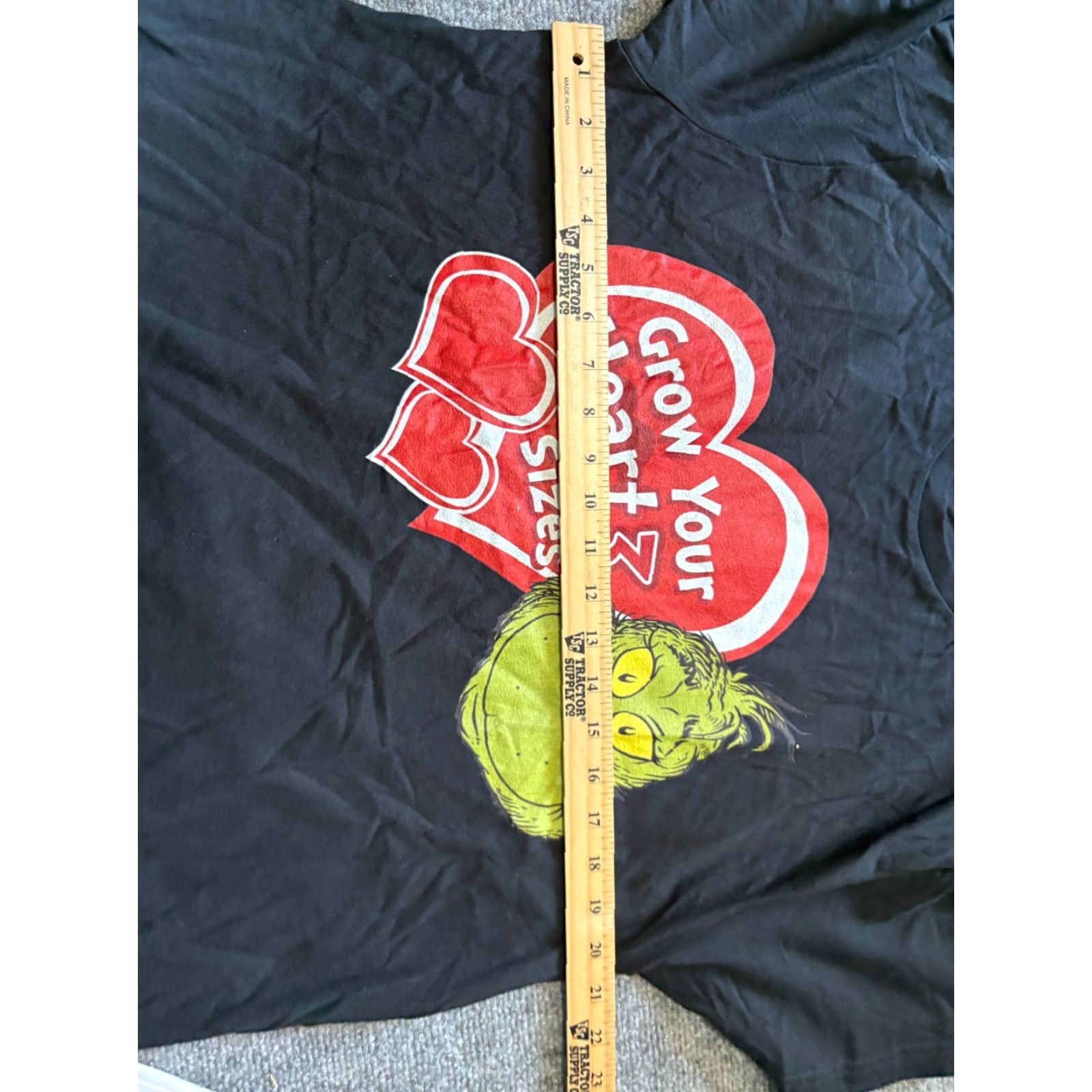 Vintage Dr. Seuss The Grinch Tee Shirt Womens Large Black Grow Your Heart 3 Sizes Size L / US 10 / IT 46 - 4 Thumbnail