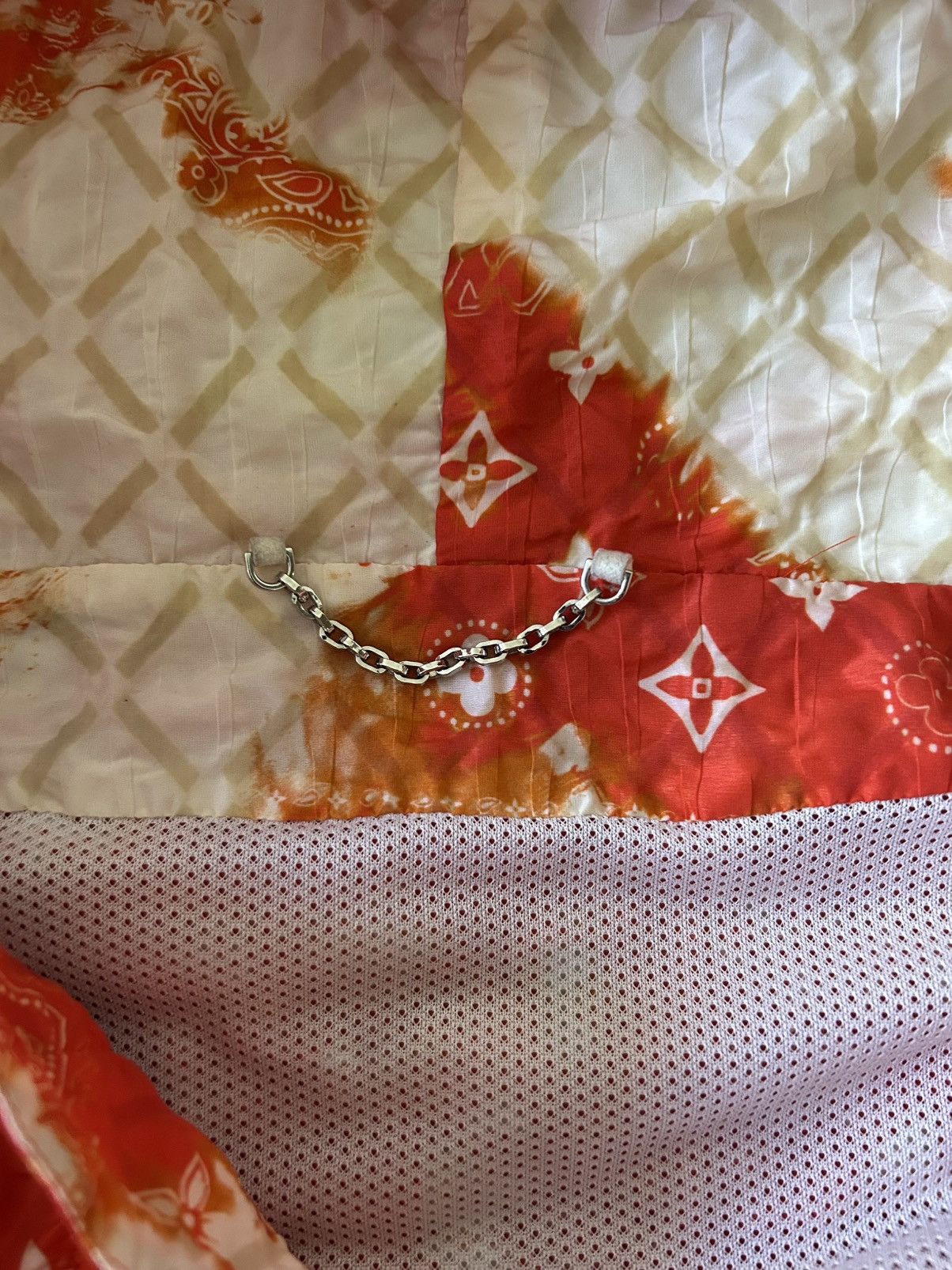 Louis Vuitton Louis Vuitton Orange Bleached Bandana Monogram Jacket Size US M / EU 48-50 / 2 - 3 Thumbnail