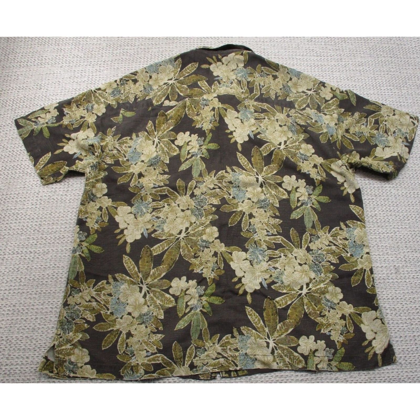 Tommy Bahama VINTAGE? No — Tommy Bahama Mens Hawaiian Shirt XL Short Sleeve Floral Button Up Silk Shirt Men Beach California 90s Retro Designer Nautical USA Size US XL / EU 56 / 4 - 6 Thumbnail