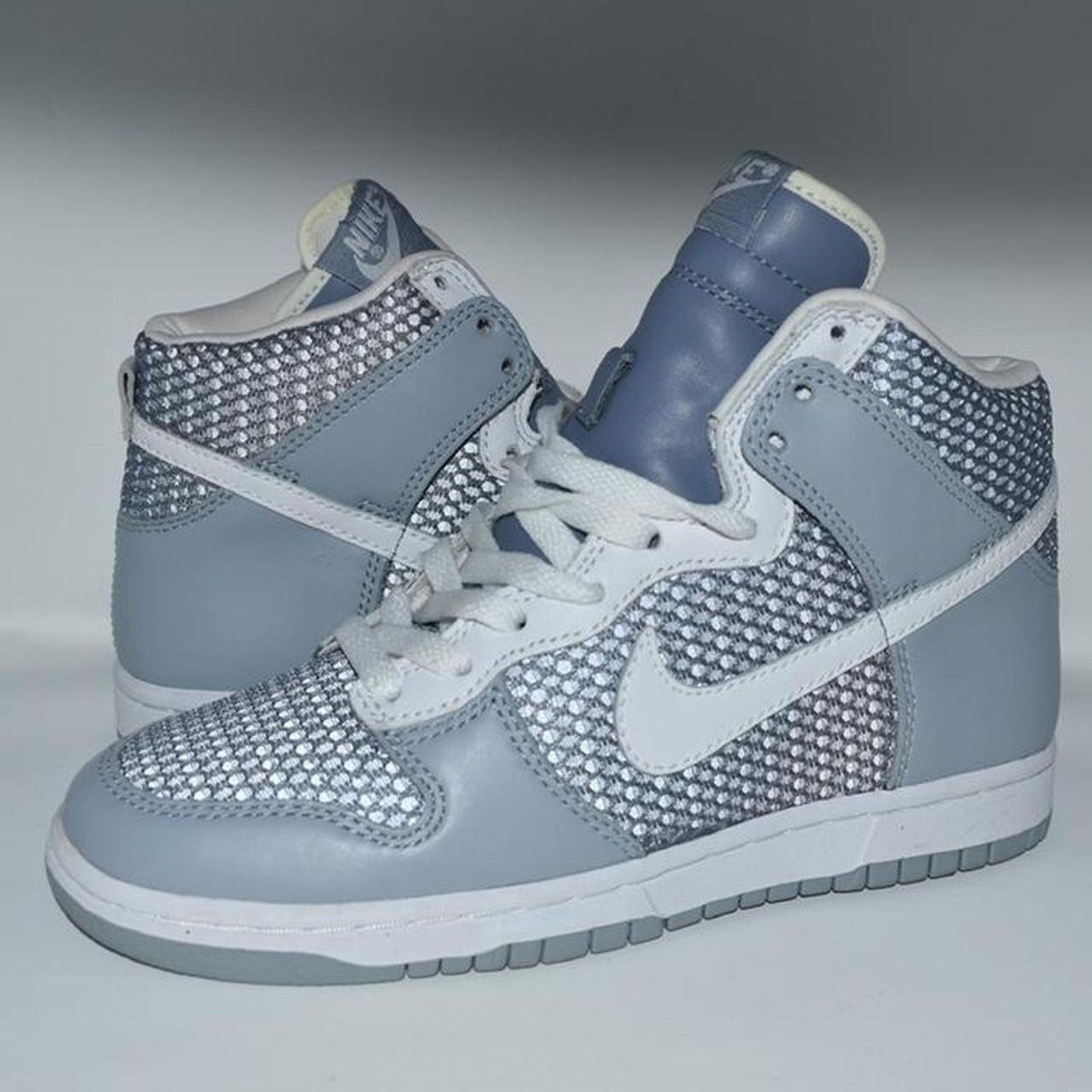 Nike Sample 2004 Nike Dunk High 3M “Cool Grey” Size US 7 / IT 37 - 4 Thumbnail