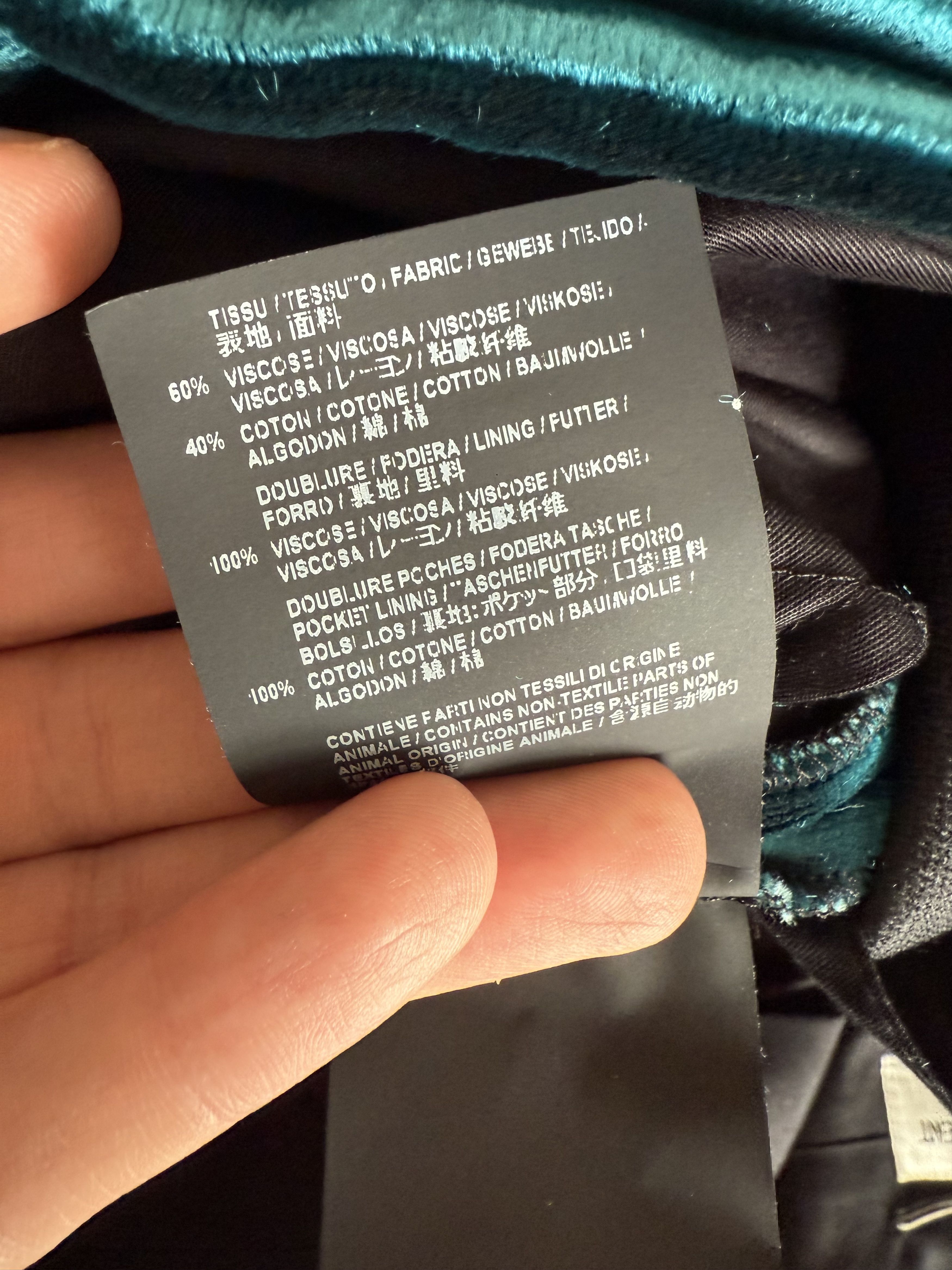 Saint Laurent Paris FW19 Saint Laurent Low-Waist Pleated Pants in Velvet Size US 30 / EU 46 - 15 Thumbnail