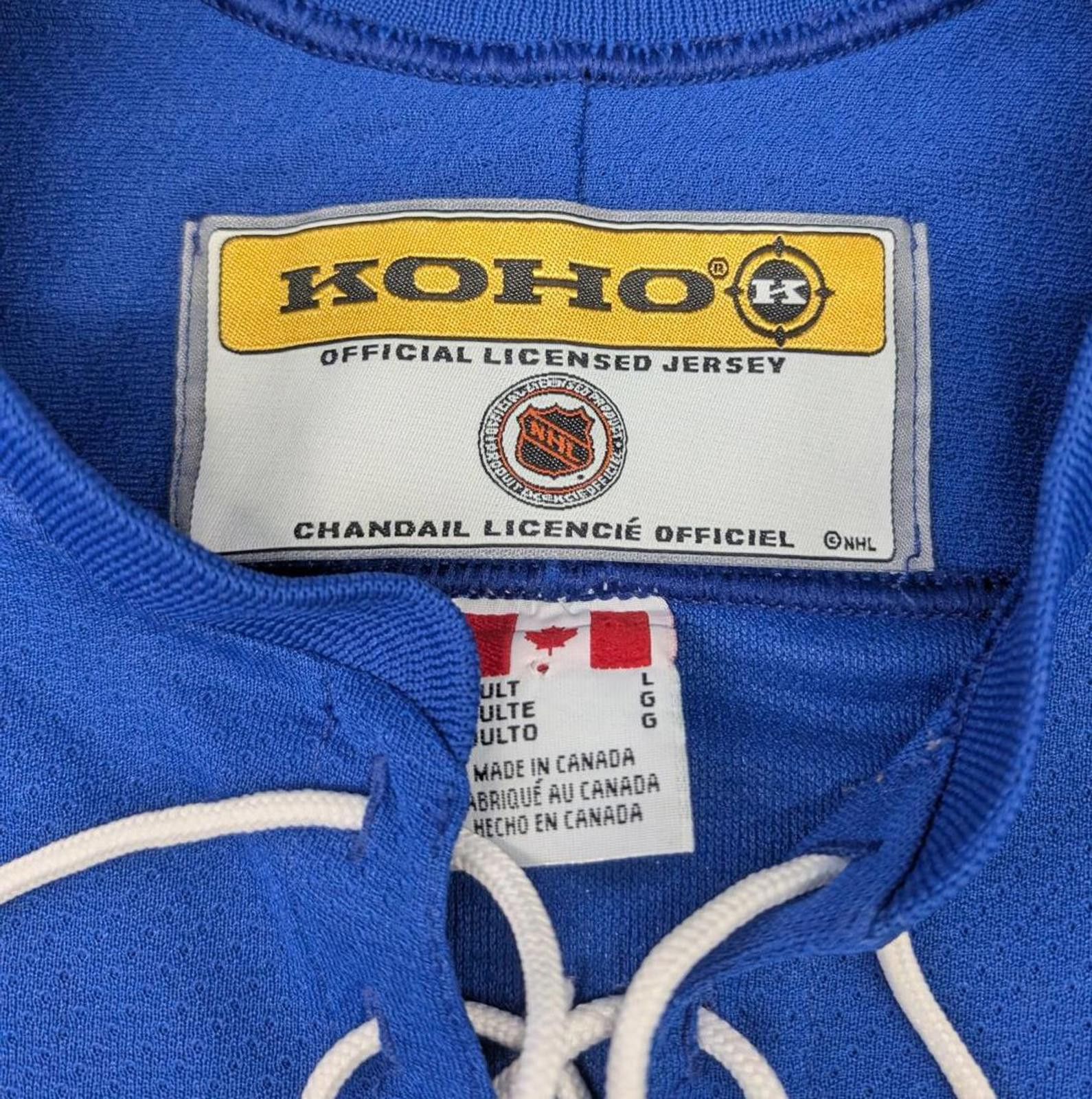 NHL Vintage KOHO Pavel Bure 9 New York Rangers NHL Hockey Jersey Size US L / EU 52-54 / 3 - 2 Thumbnail
