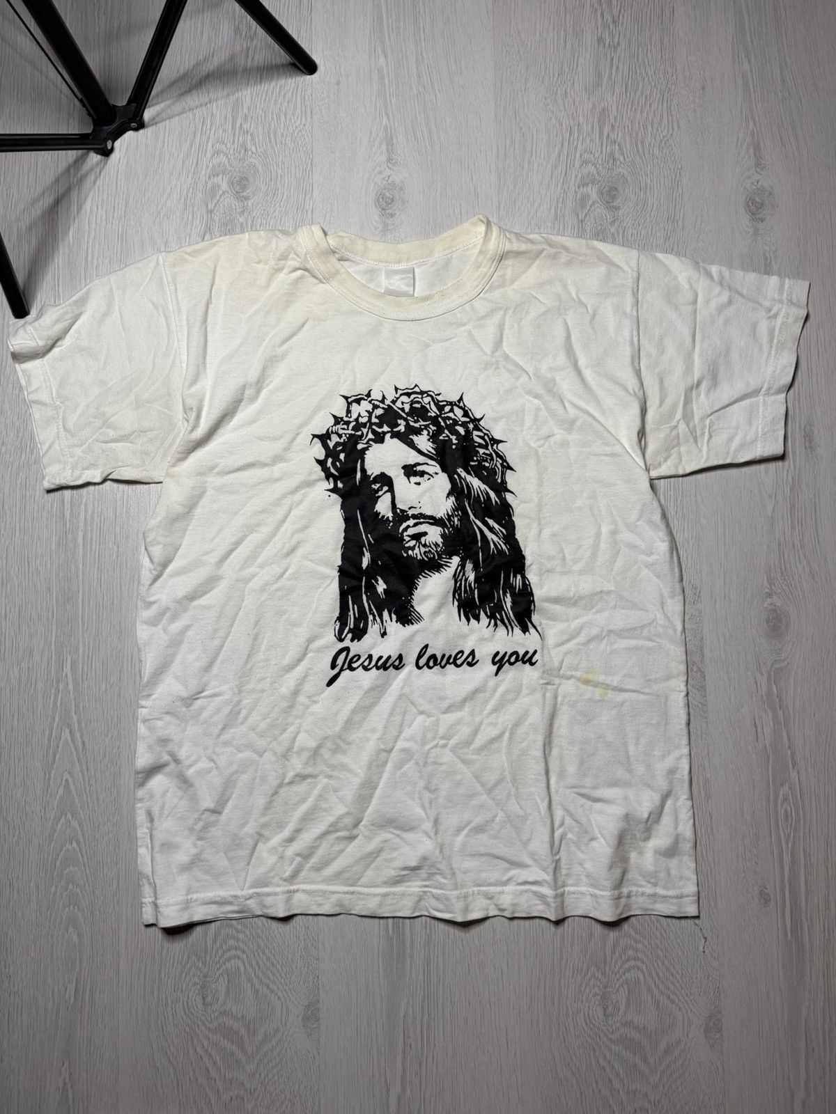 Vintage Vintage Japanese Christian Jesus Shirt Religion Bible Verse Size US M / EU 48-50 / 2 - 2 Thumbnail