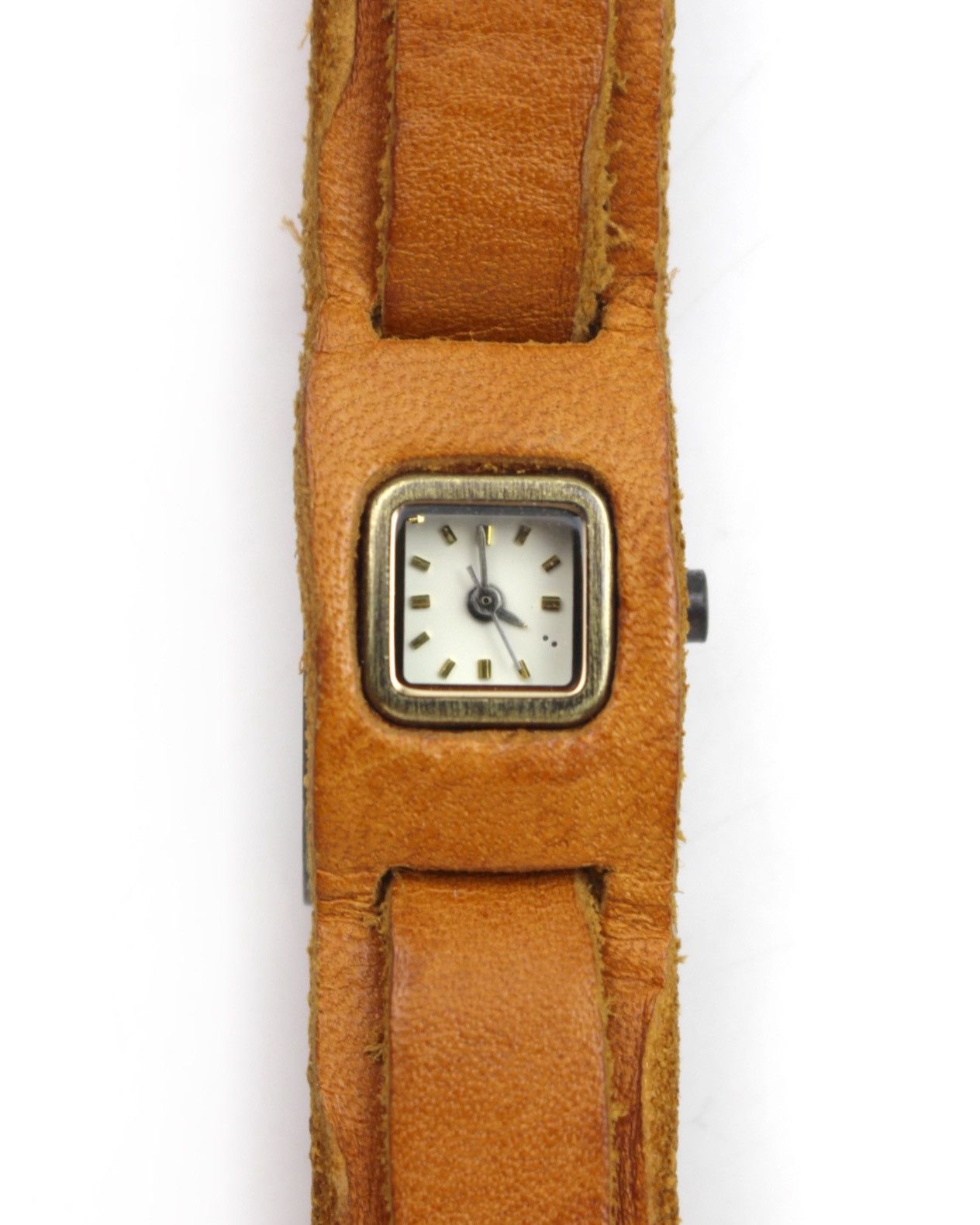 Issey Miyake × Seiko SS2012 SAMANSA MOS2 JAPAN TIDEWAY LEATHER CUFF WATCH Size ONE SIZE - 1 Thumbnail