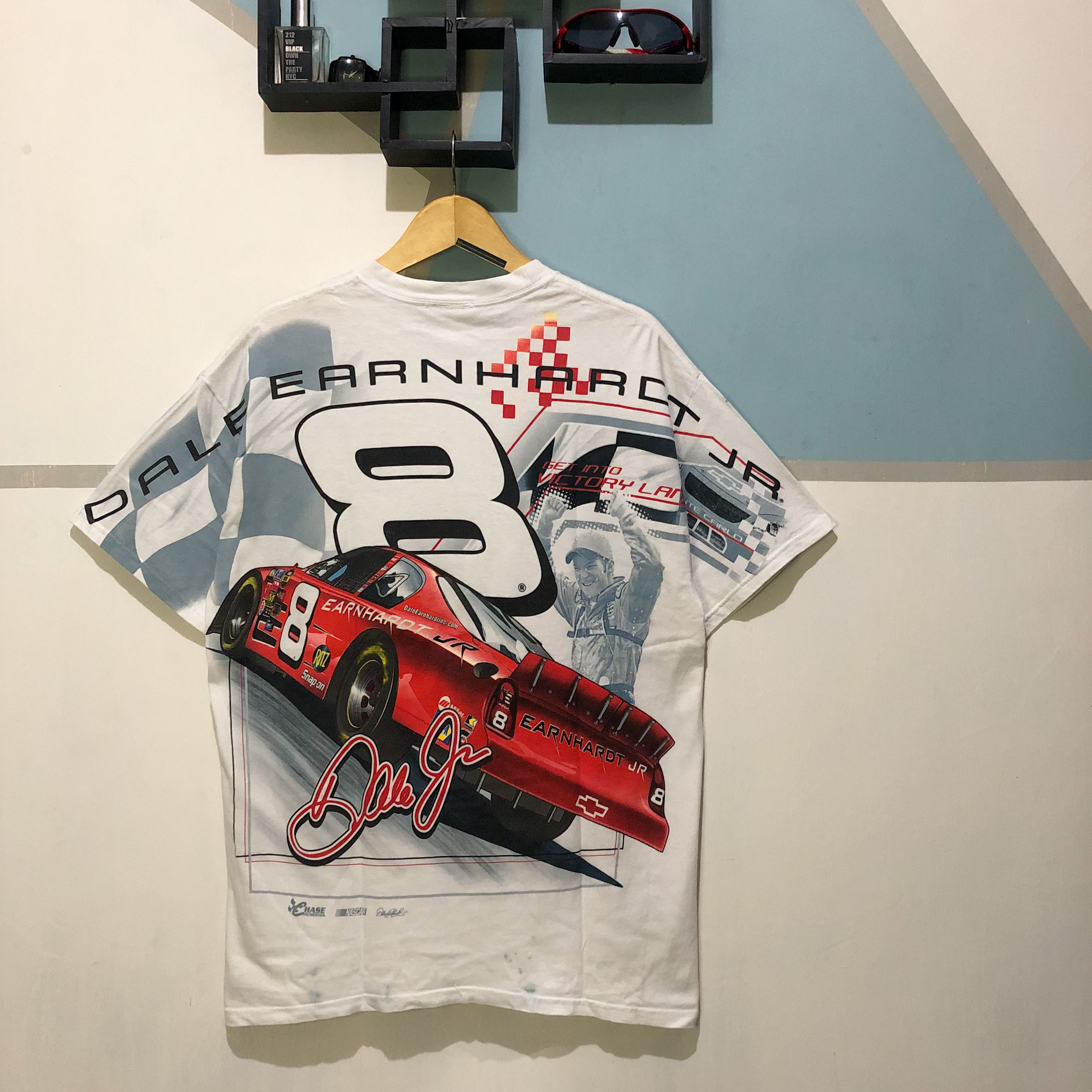Chase Authentics Vintage Dale Earnhardt Jr All Over Print NASCAR T-Shirt Size US L / EU 52-54 / 3 - 9 Thumbnail
