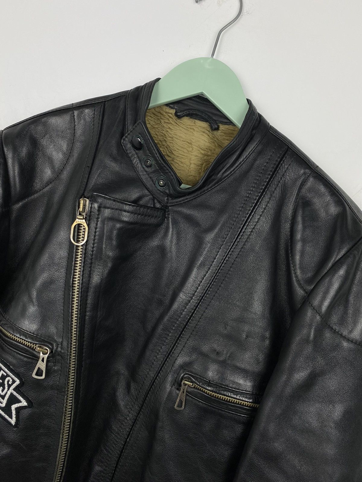 Vintage Vintage Harro Western Black Leather Jacket Motorcycle Y2K Size US L / EU 52-54 / 3 - 3 Thumbnail