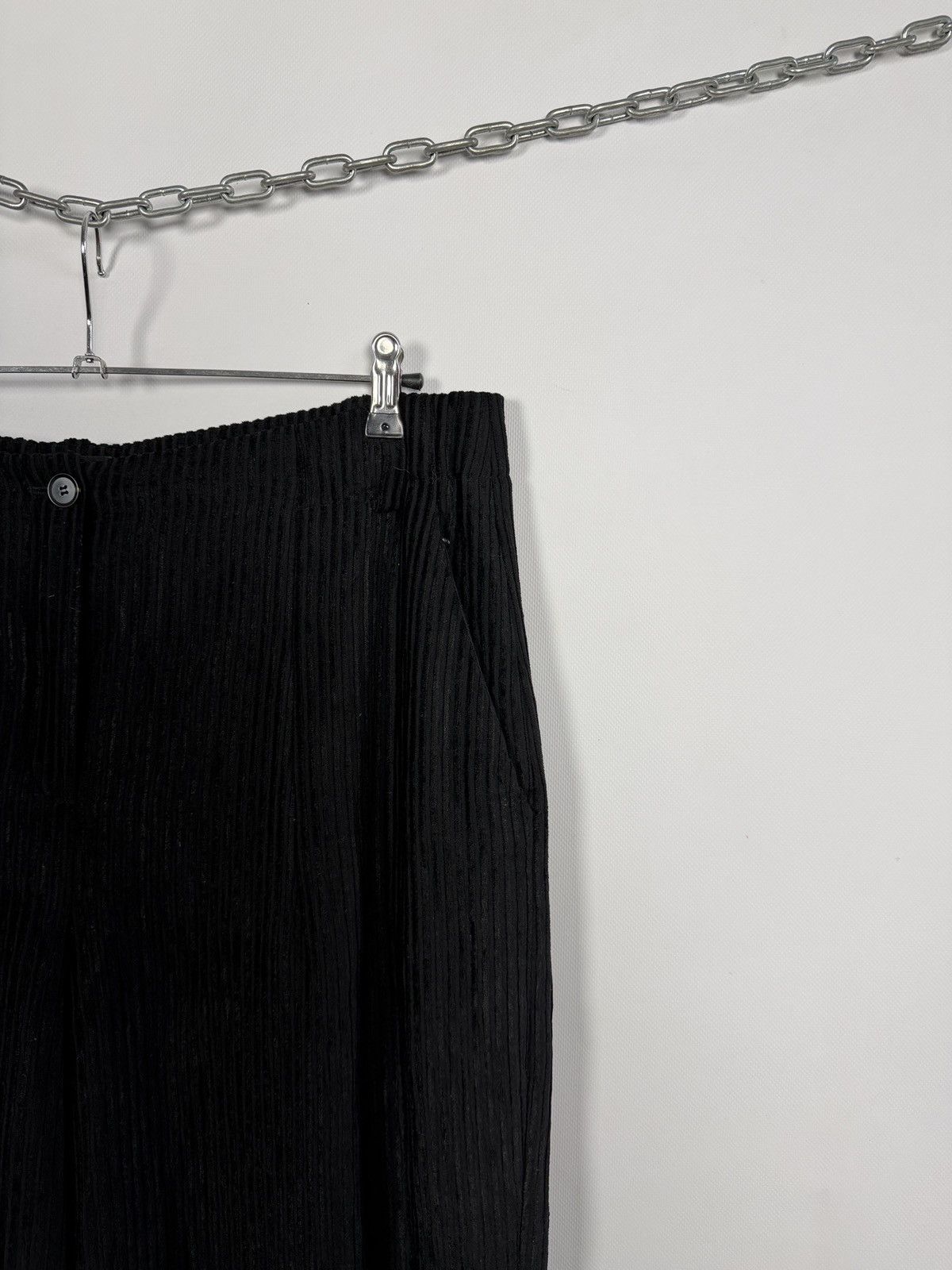 Annette Gortz Annette Gortz Viscose Crinkled Velvet Effect Pants Wide Leg Size 30" / US 8 / IT 44 - 2 Thumbnail