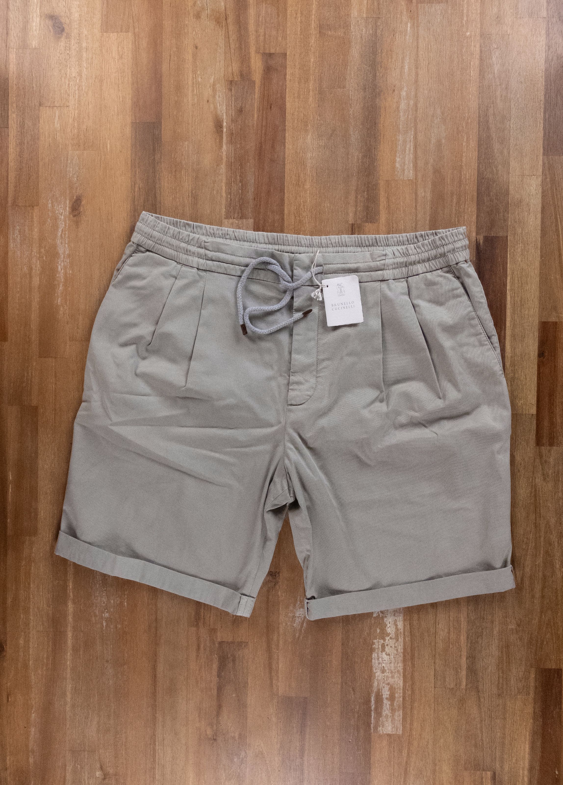 Brunello Cucinelli BRUNELLO CUCINELLI light green cotton bermuda shorts 40 56 Size US 40 / EU 56 - 4 Thumbnail