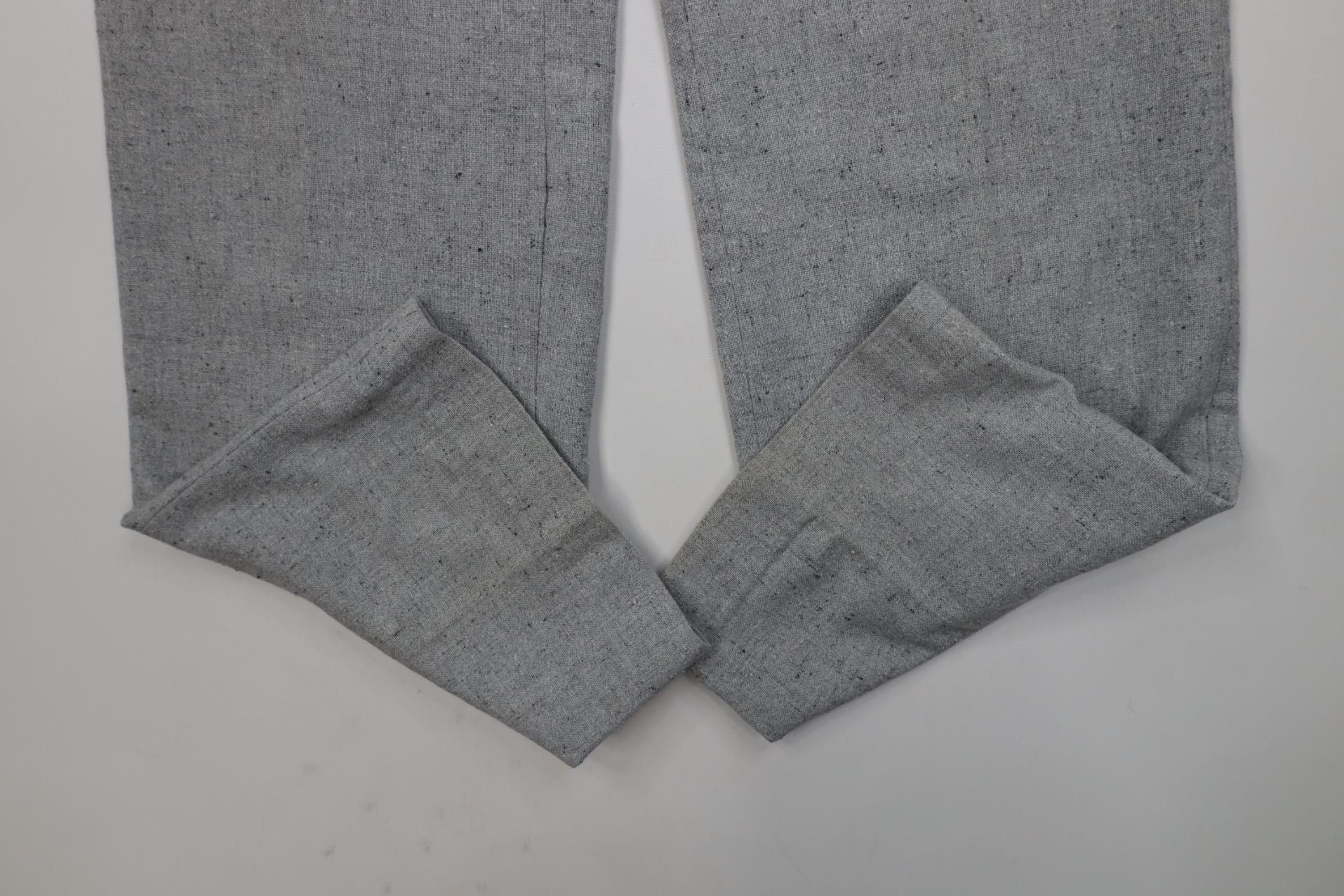 Vintage Vintage 70s Streetwear Wool Blend Knit Wide Leg Chino Pants Size US 29 - 5 Thumbnail