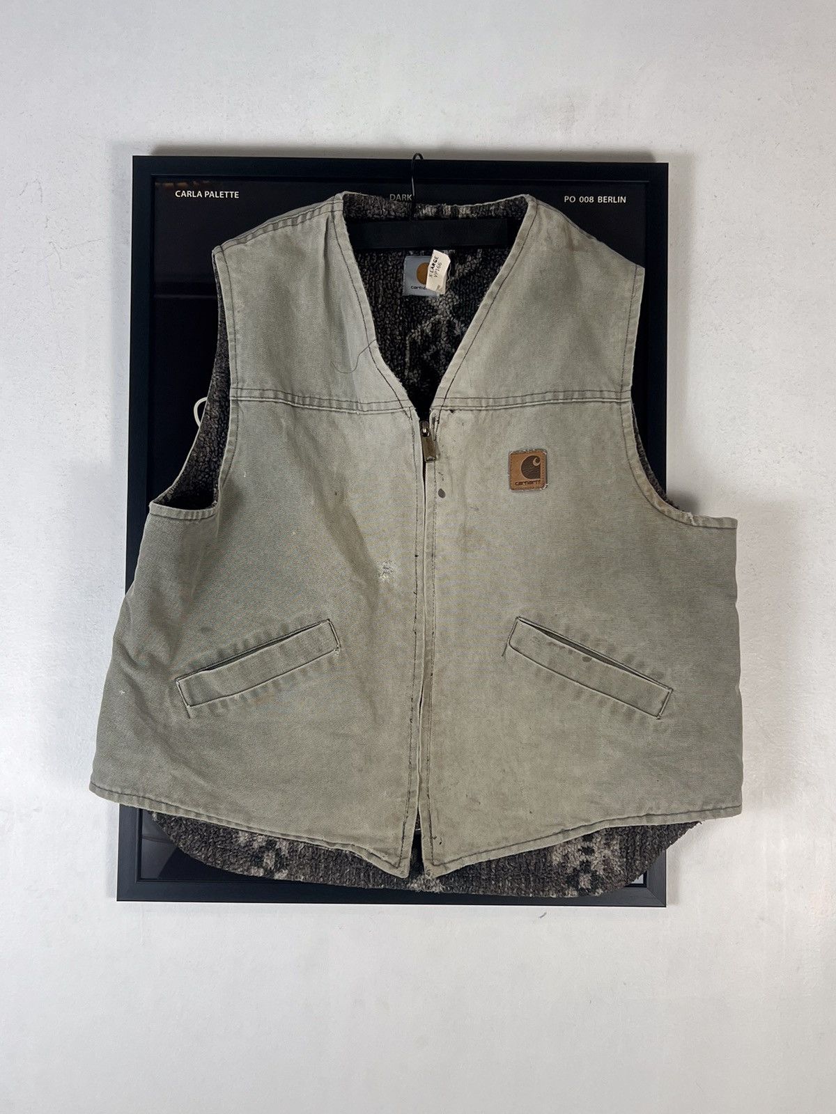 Carhartt 90s vintage united garment carhartt sherpa vest Size US L / EU 52-54 / 3 - 1 Thumbnail