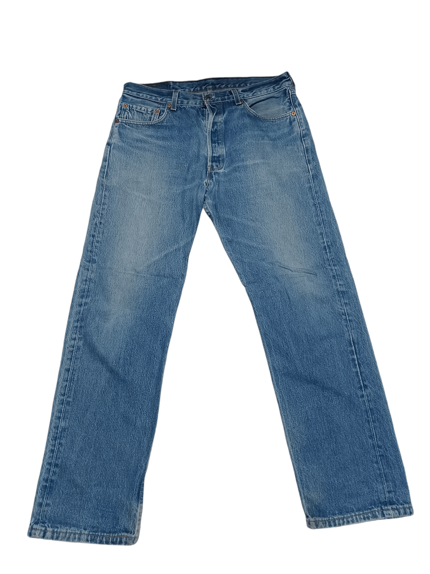 Levi's Vintage Clothing LEVIS 501 VINTAGE 90S MADE IN USA W34 L30 JEANS DENIM Size US 34 / EU 50 - 1 Thumbnail