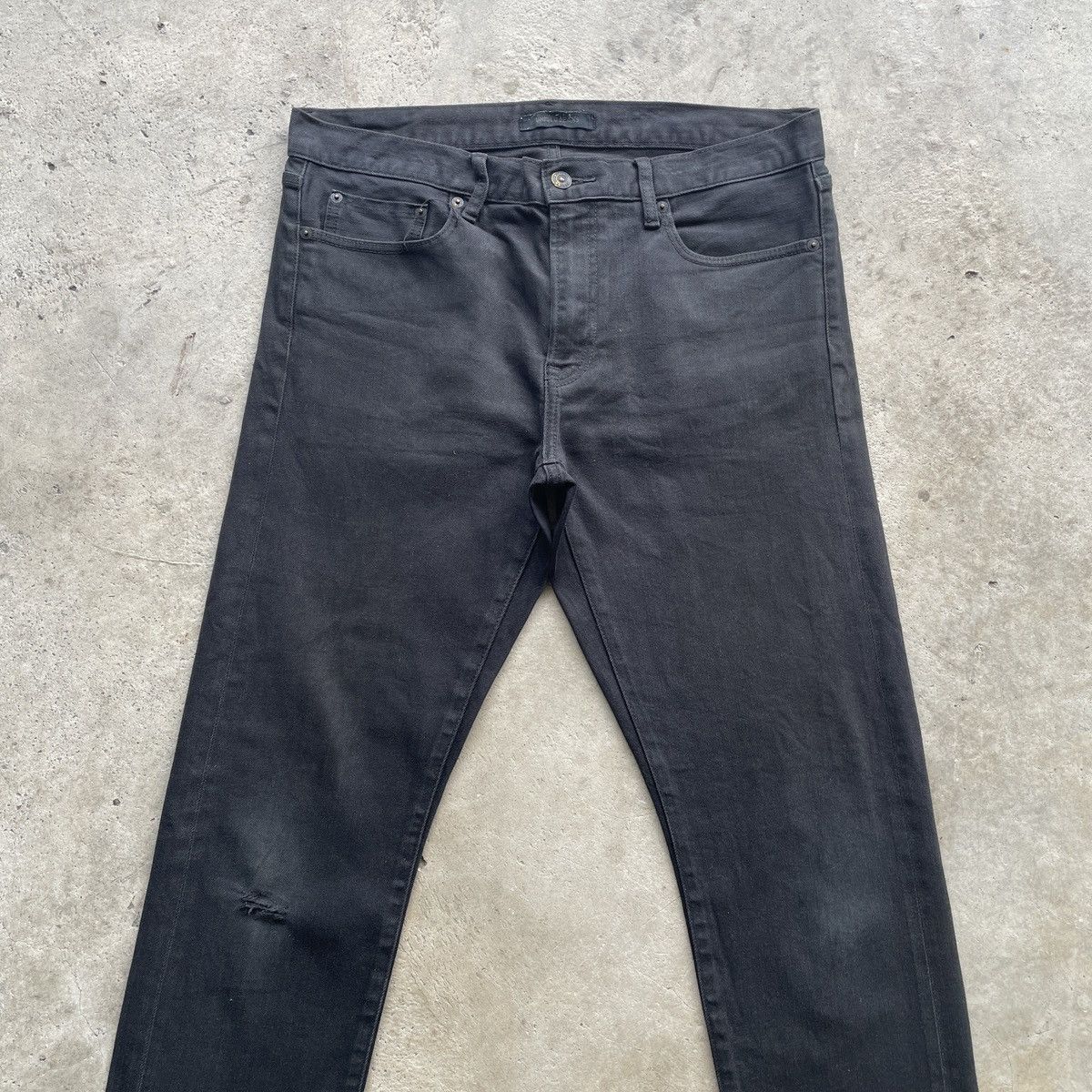 Japanese Brand W34x31.5 Vintage Japanese Black Jeans Pants Denim Skinny Size US 34 / EU 50 - 3 Thumbnail