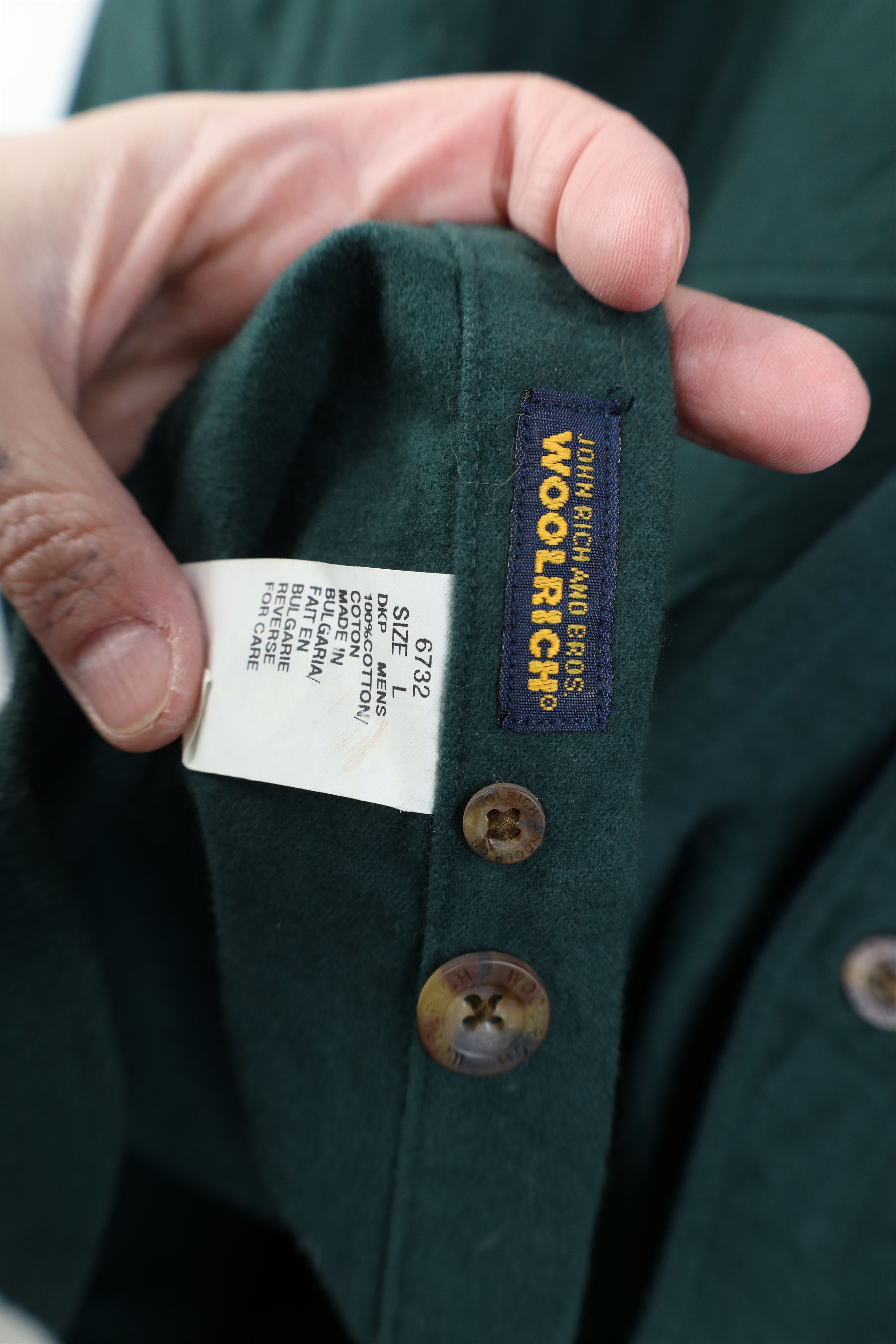 Woolrich Woolen Mills Deadstock Vintage 90s Woolrich Cloth Shooting Button Shirt Size US L / EU 52-54 / 3 - 5 Thumbnail