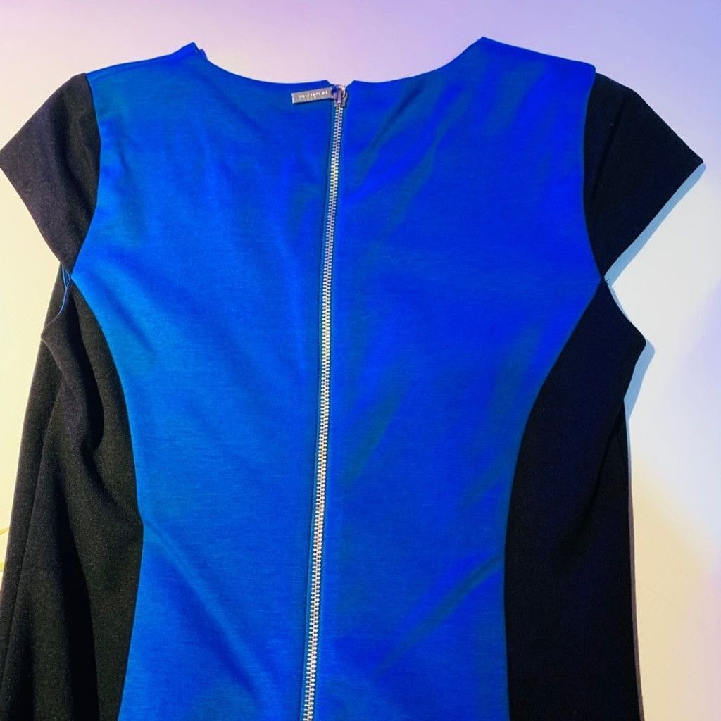 Michael Kors Michael Kors Blue & Black dress size 2 Size XXS / US 00 / IT 34 - 5 Thumbnail