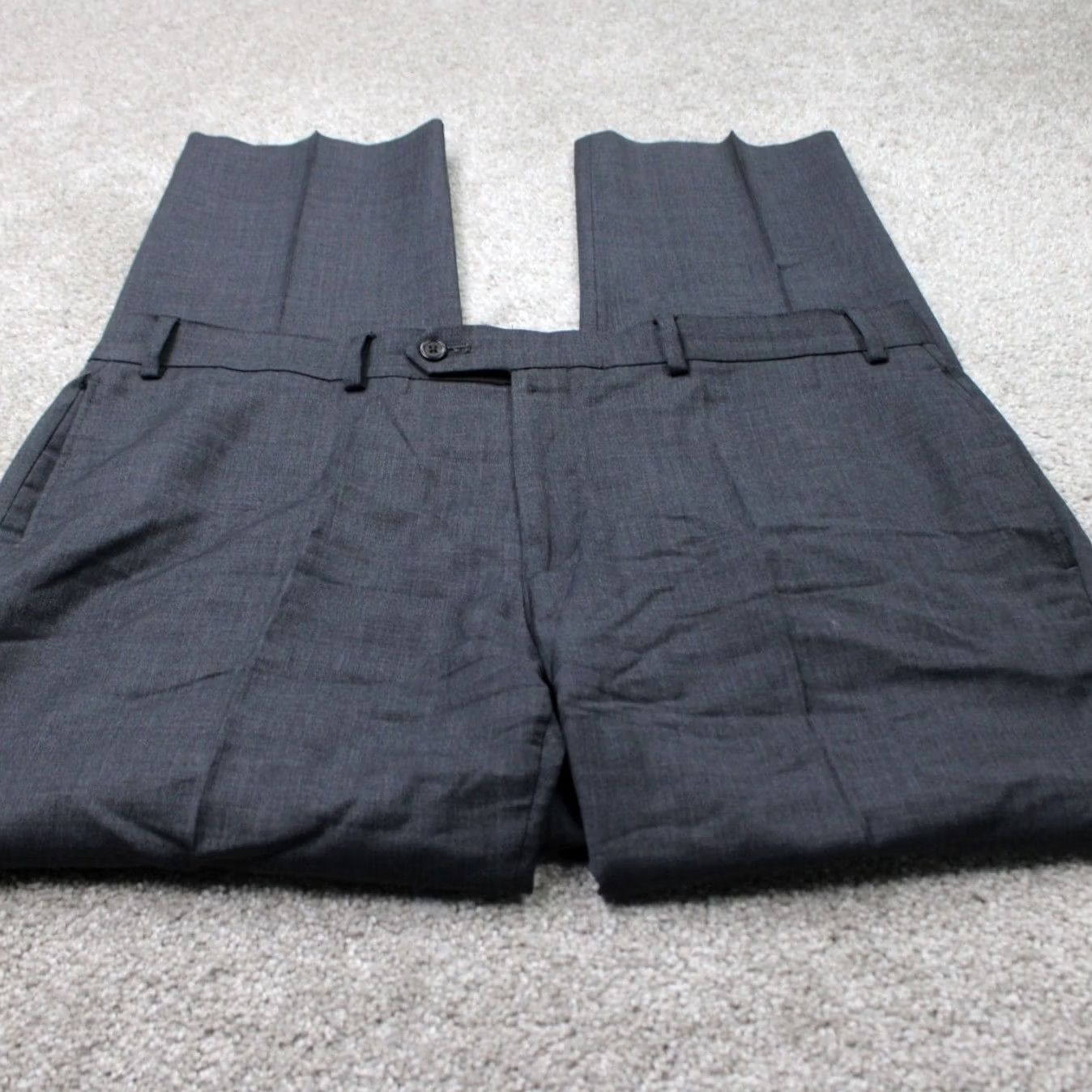 Ralph Lauren LAUREN Ralph Lauren Dress Pants Mens 36x29 Gray Wool Stretch Dress Pants Mens Regular Gray 36 Inseam 29 Straight Front Flat Front Size US 36 / EU 52 - 2 Thumbnail