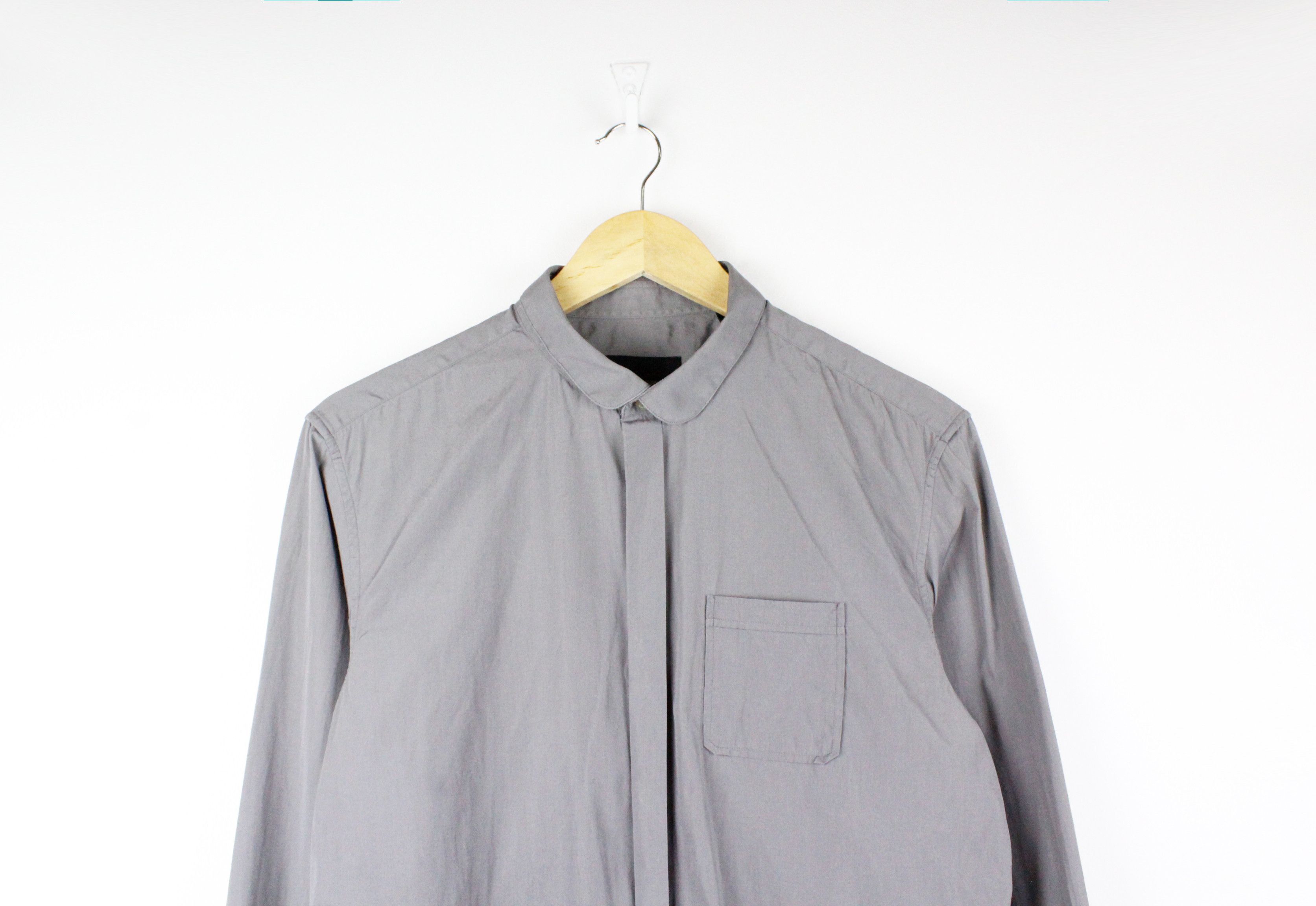Burberry × Burberry Prorsum Burberry Prorsum Pale Grey Formal Classic Shirt Size US L / EU 52-54 / 3 - 2 Thumbnail