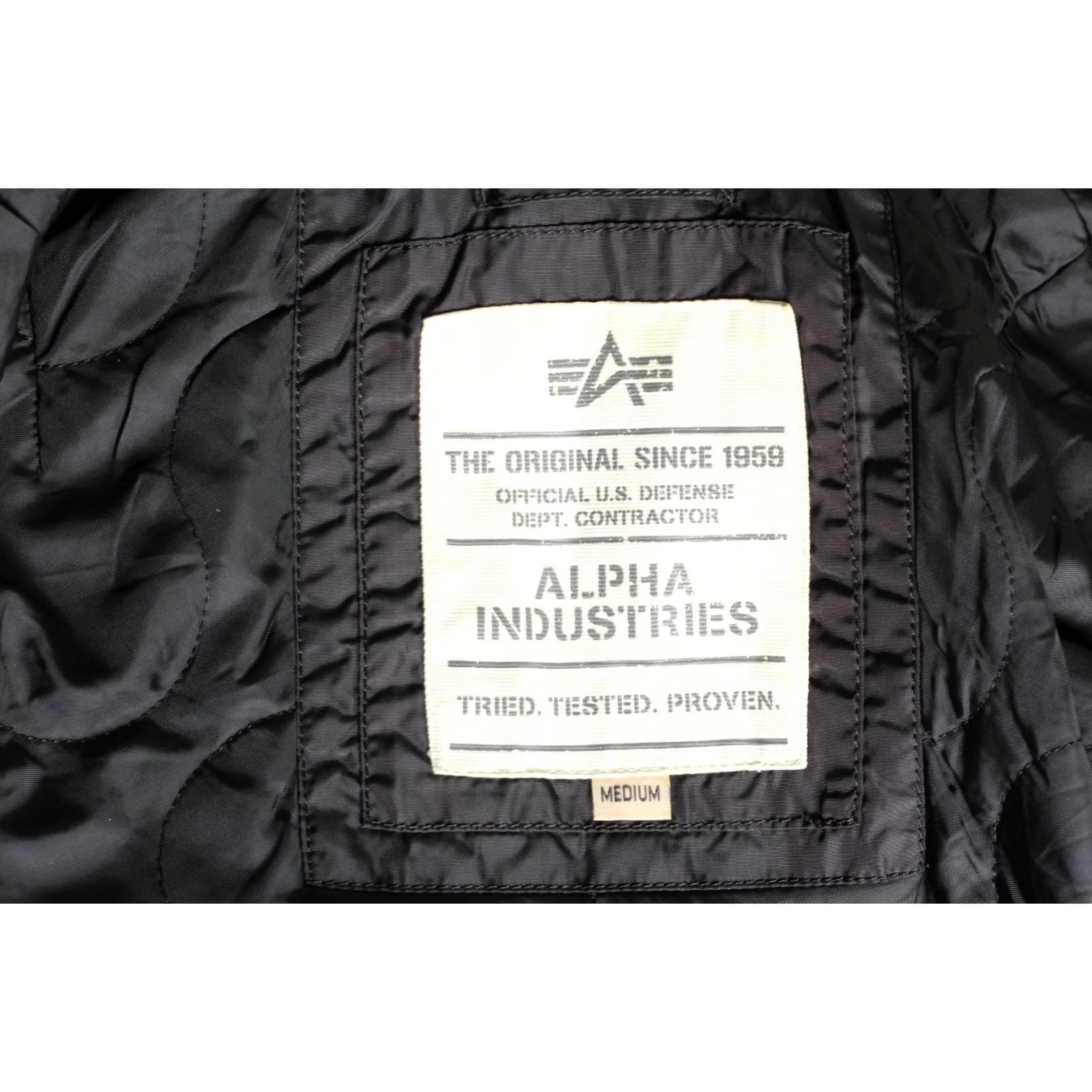 Alpha Industries ALPHA INDUSTRIES B-15 Flying Bomber Jacket Men Size M Black Faux Fur Collar Jacket Size US M / EU 48-50 / 2 - 5 Thumbnail