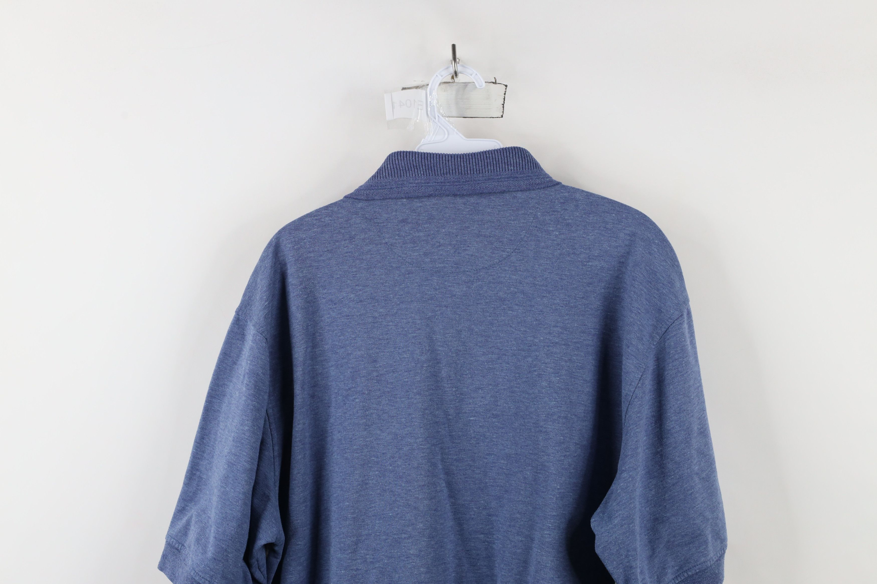 Vintage Vintage 90s Streetwear Block Collared Pullover Polo Shirt Size US L / EU 52-54 / 3 - 11 Thumbnail