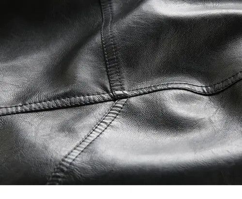 VIBE Oversized waterproof PU leather Jacket zipper loose y2k Size US L / EU 52-54 / 3 - 6 Thumbnail