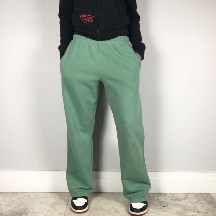 Joe Boxer Y2K Joe Boxer Wide Relaxed Leg Sweatpants Green Womens Small