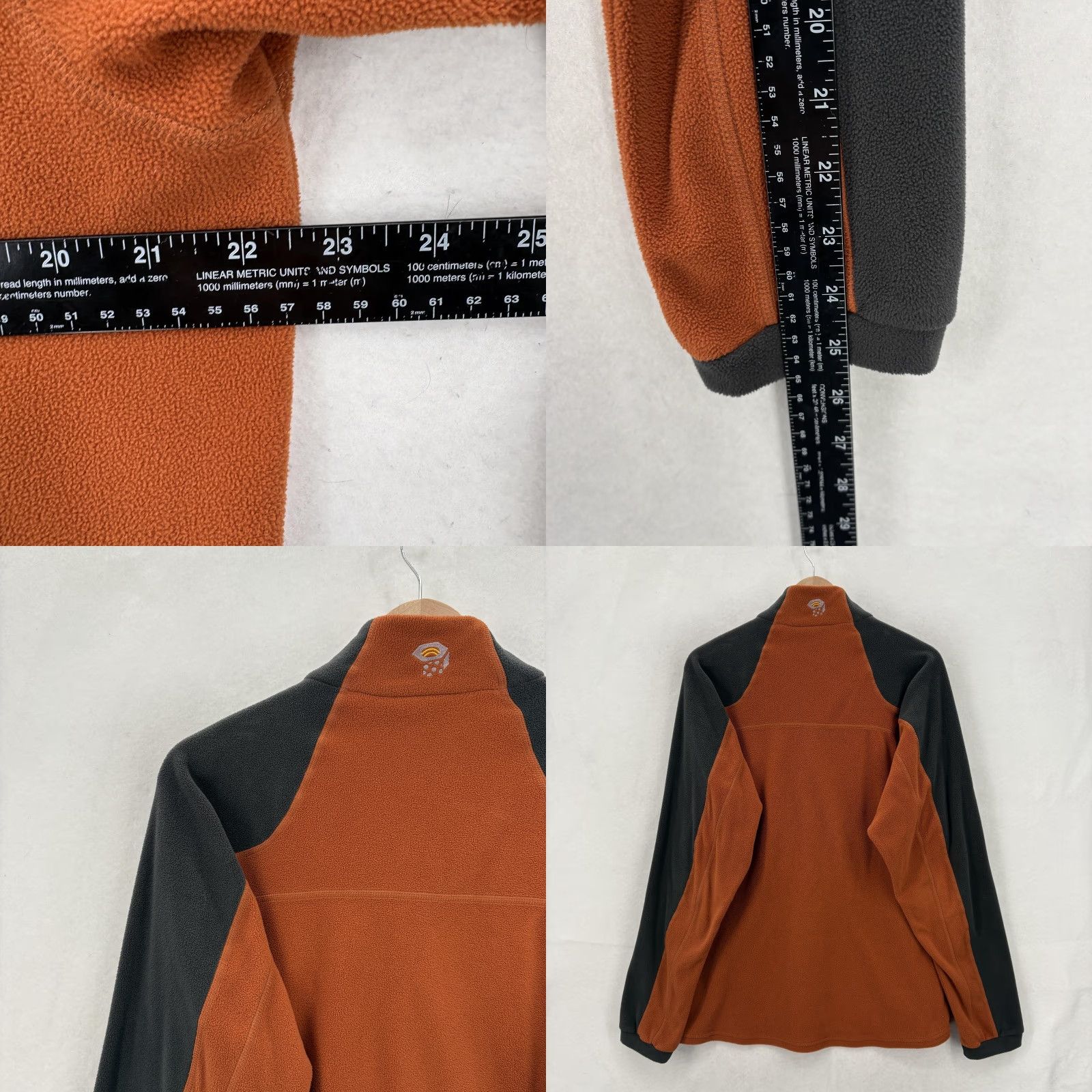 Mountain Hardwear Mountain Hardwear Polartec Jacket Mens Large Orange 1/4 Zip Fleece Hiking Trail Size US L / EU 52-54 / 3 - 8 Thumbnail