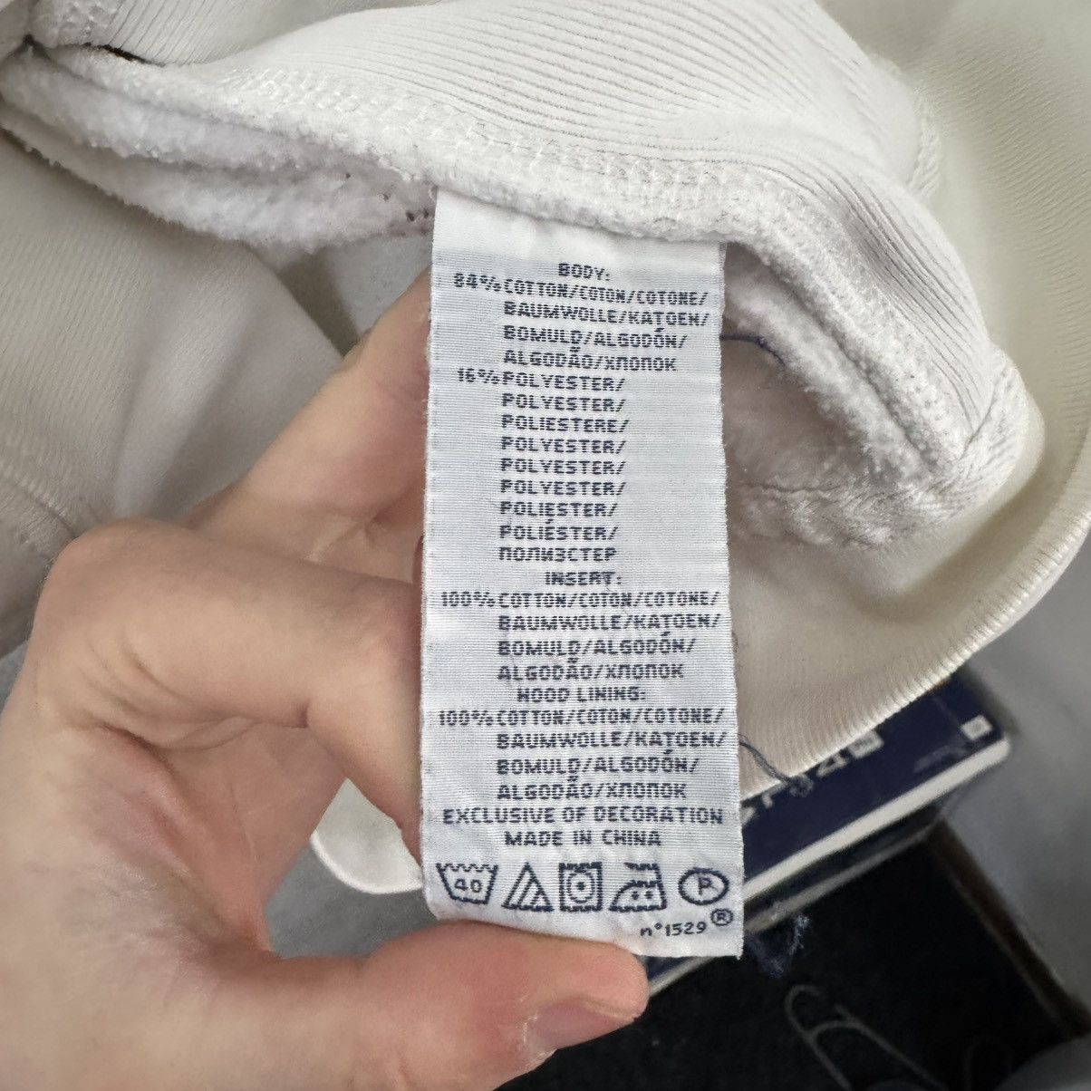 Polo Ralph Lauren Vintage Polo Ralph Lauren Zip Up Hoodie White Size US L / EU 52-54 / 3 - 9 Thumbnail