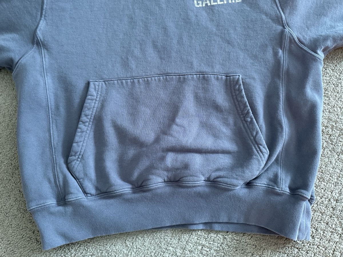 Gallery Dept. Gallery Dept Blue Gray Hooded Sweatshirt Large Size US L / EU 52-54 / 3 - 6 Thumbnail