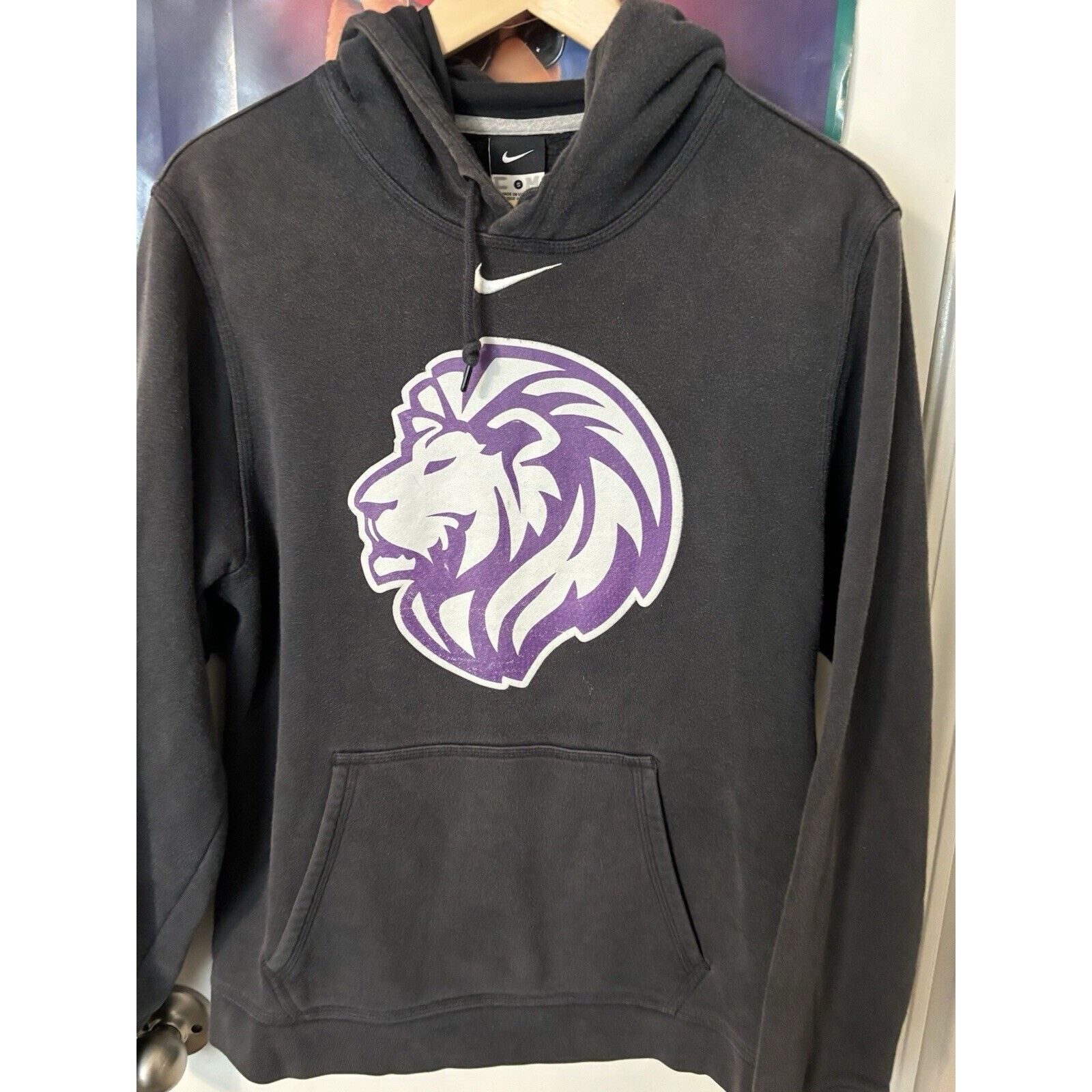 Nike Vintage nike centercheck hoodie Size Small Grey lion Size US S / EU 44-46 / 1 - 3 Thumbnail
