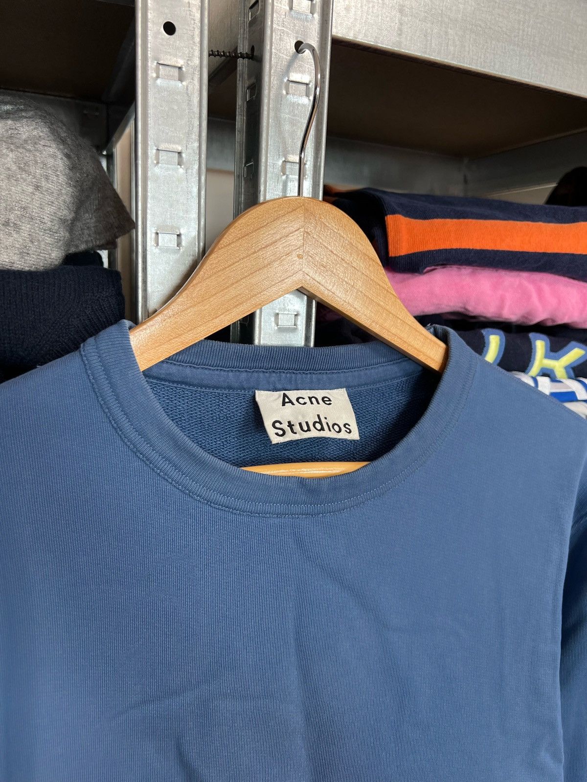 Acne Studios Acne Studios Women’s Cotton Crew Neck Logo Sweatshirt Size L Size L / US 10 / IT 46 - 3 Thumbnail