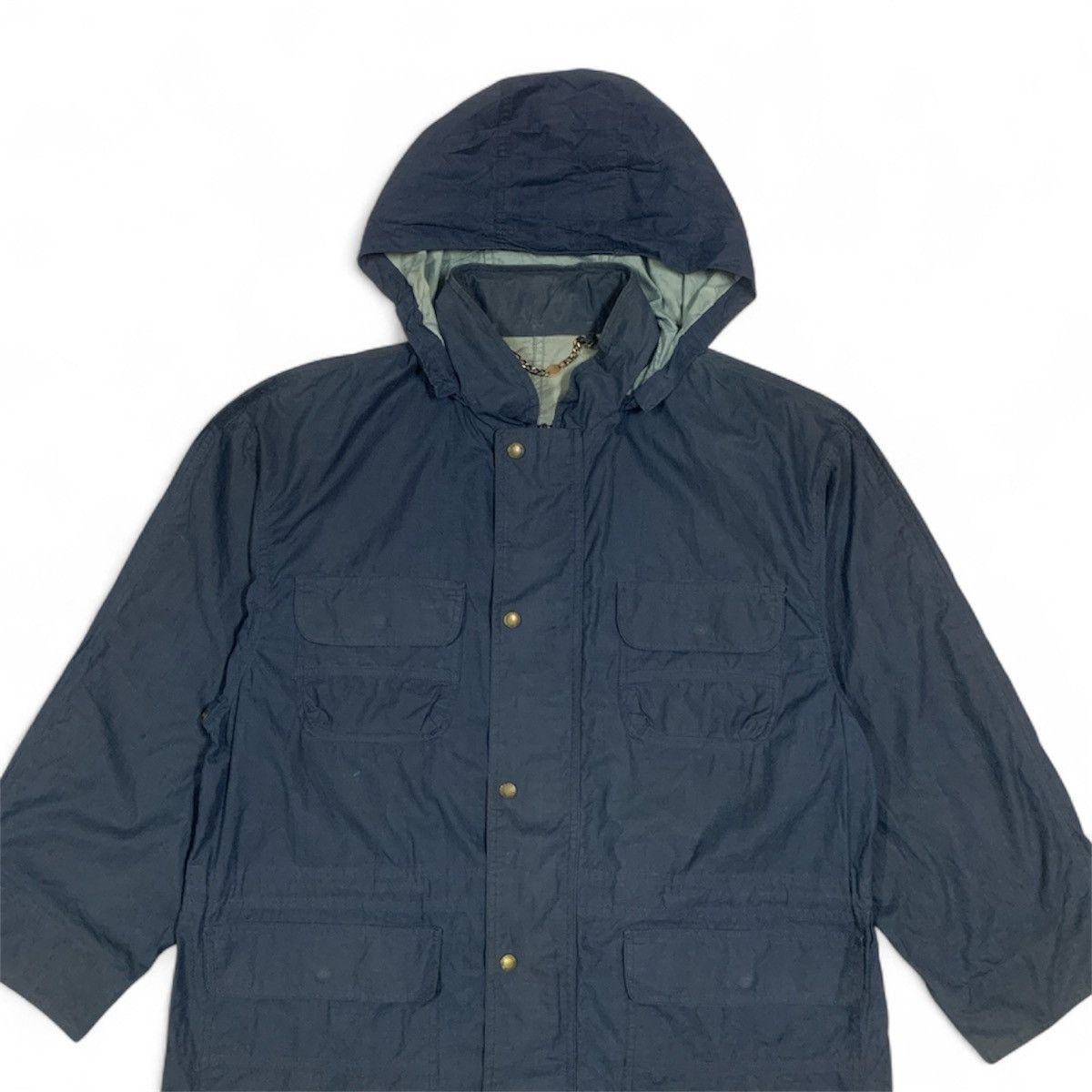 Alfred Dunhill Vtg Alfred Dunhill Cotton Resin Waterproof Utility Jacket Size US XS / EU 42 / 0 - 2 Thumbnail