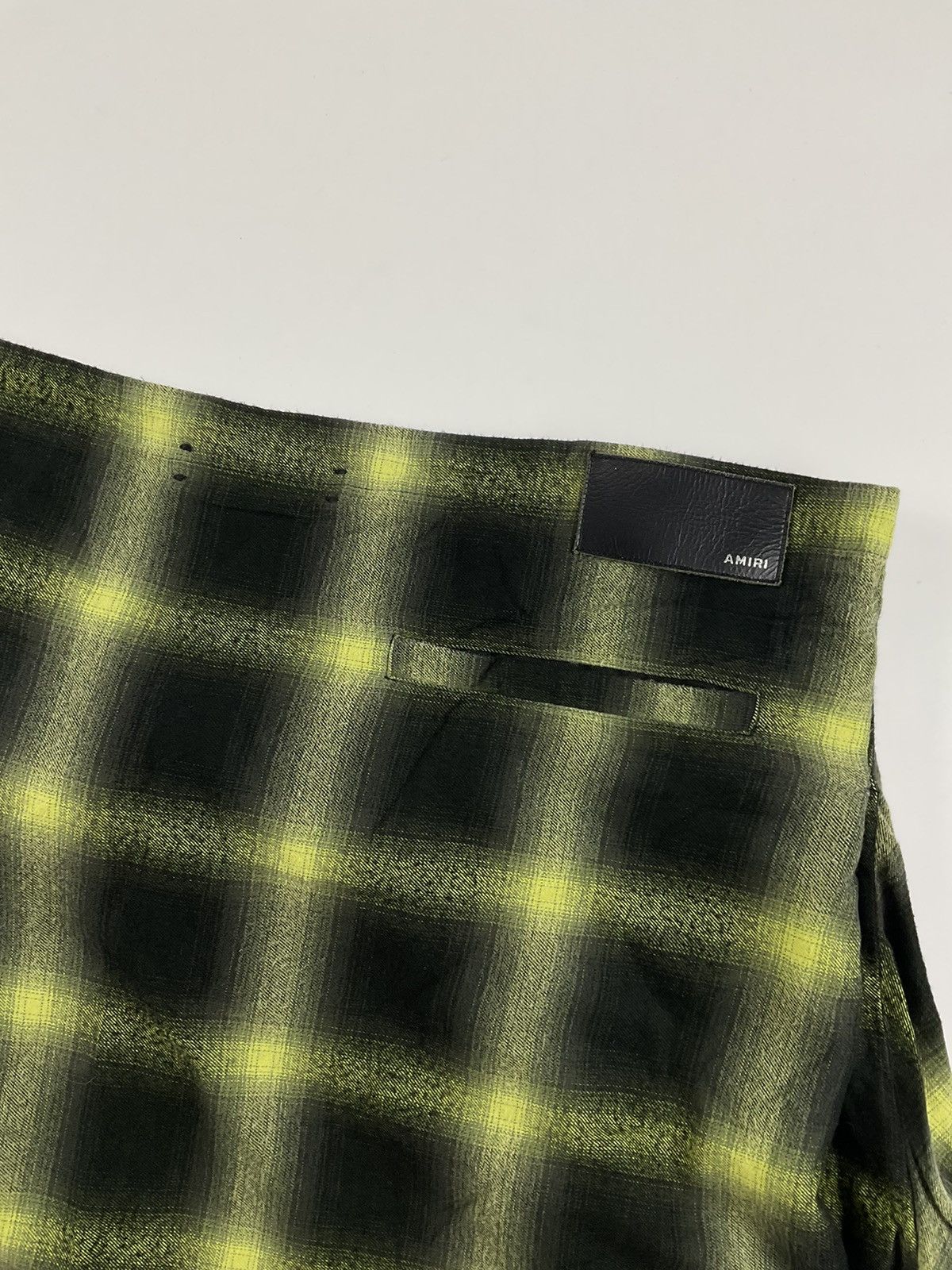 Amiri Amiri S/S'19 Raw Hem Flannel Waist Wrap Shirt Size US M / EU 48-50 / 2 - 11 Thumbnail